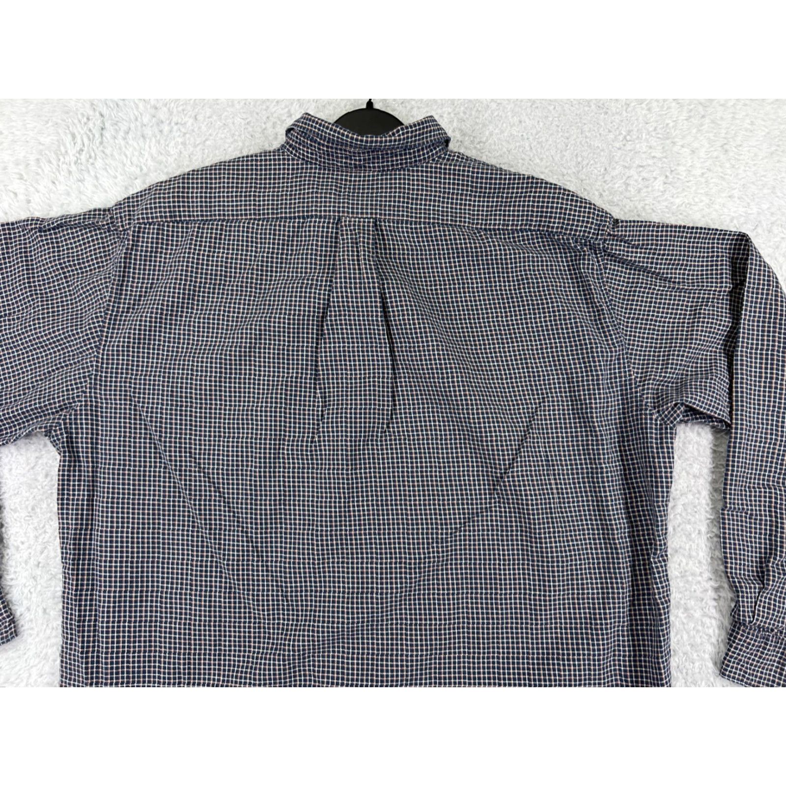 J.Crew J.CREW Button-Up Shirt Mens Large Blue Beige Red Plaid 100% Cotton Pocketed Fall Season Comfortable Casual Workwear Mens L Blue Plaid Shirts Size US L / EU 52-54 / 3 - 7 Thumbnail