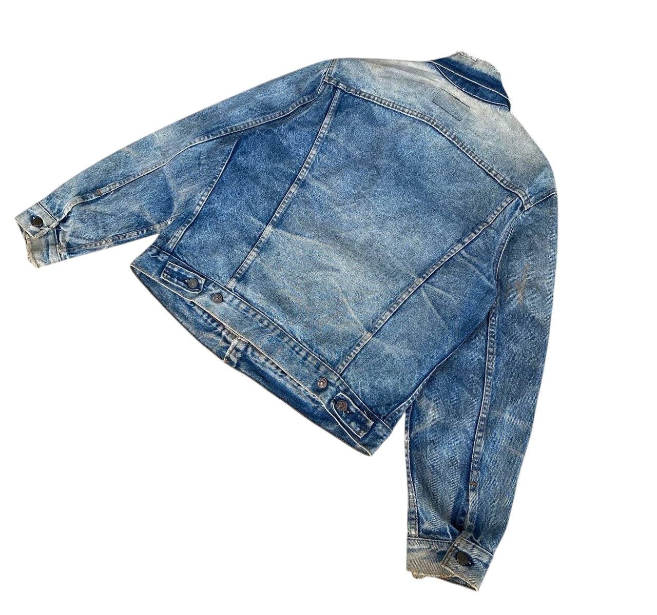 Levi's CRAZY PIECES LEVIS VINTAGE HONEYCOMBS FADED DISTRESSED DENIM Size US M / EU 48-50 / 2 - 9 Thumbnail