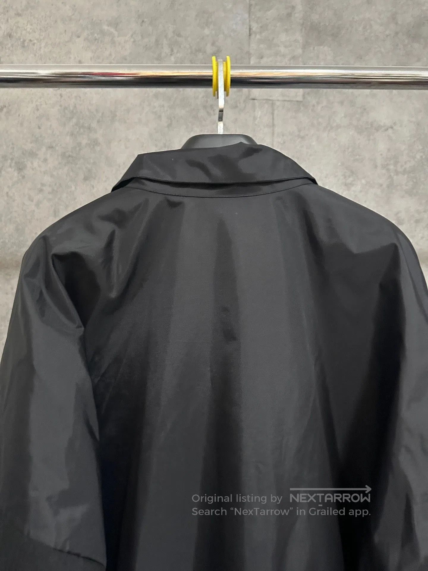 Balenciaga Balenciaga Nylon Denim Logo Black Jacket. Size US M / EU 48-50 / 2 - 5 Thumbnail