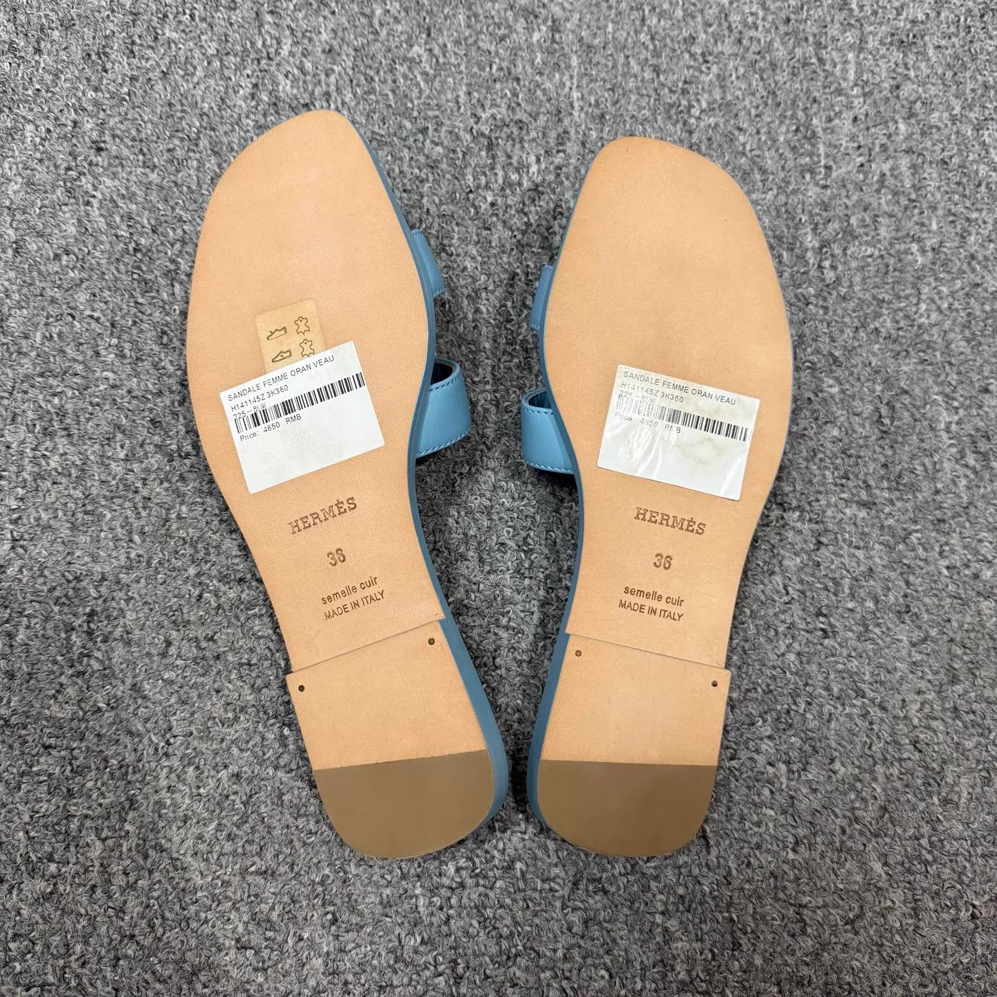Hermes HERMES Oran Flat H Sandal 36 Unworn Size US 5.5 / IT 35.5 - 7 Thumbnail