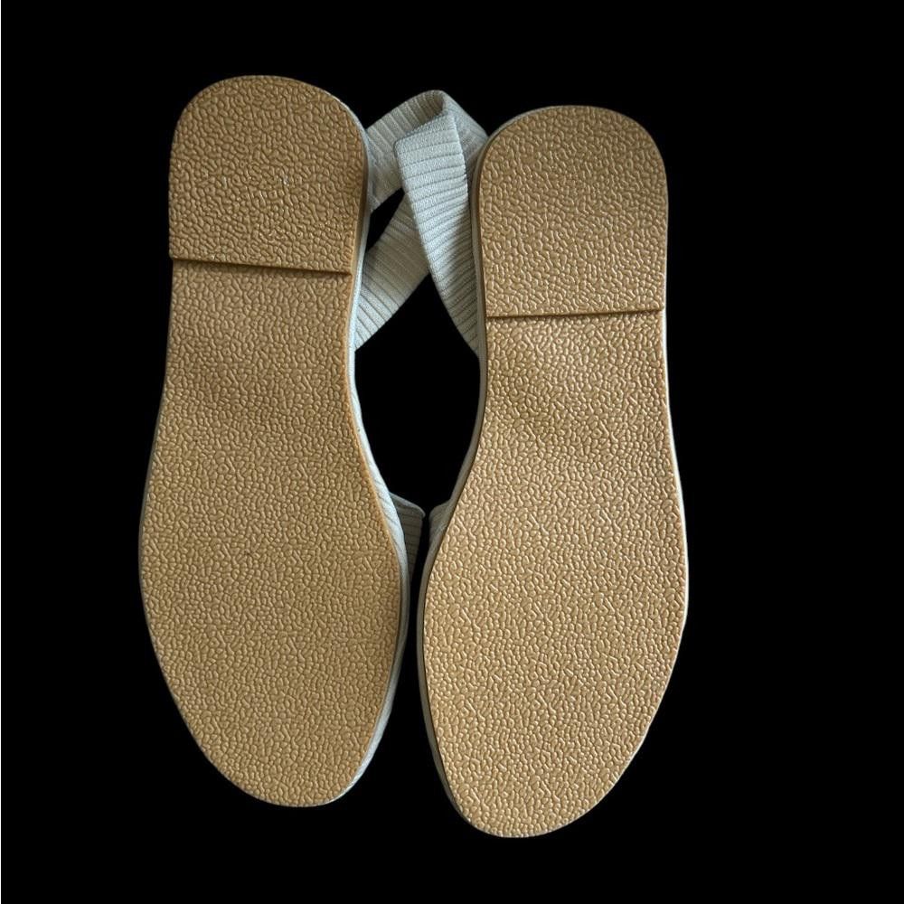 Designer Women's Beige Slingback Sandals Size 35 Size US 5 / IT 35 - 4 Thumbnail
