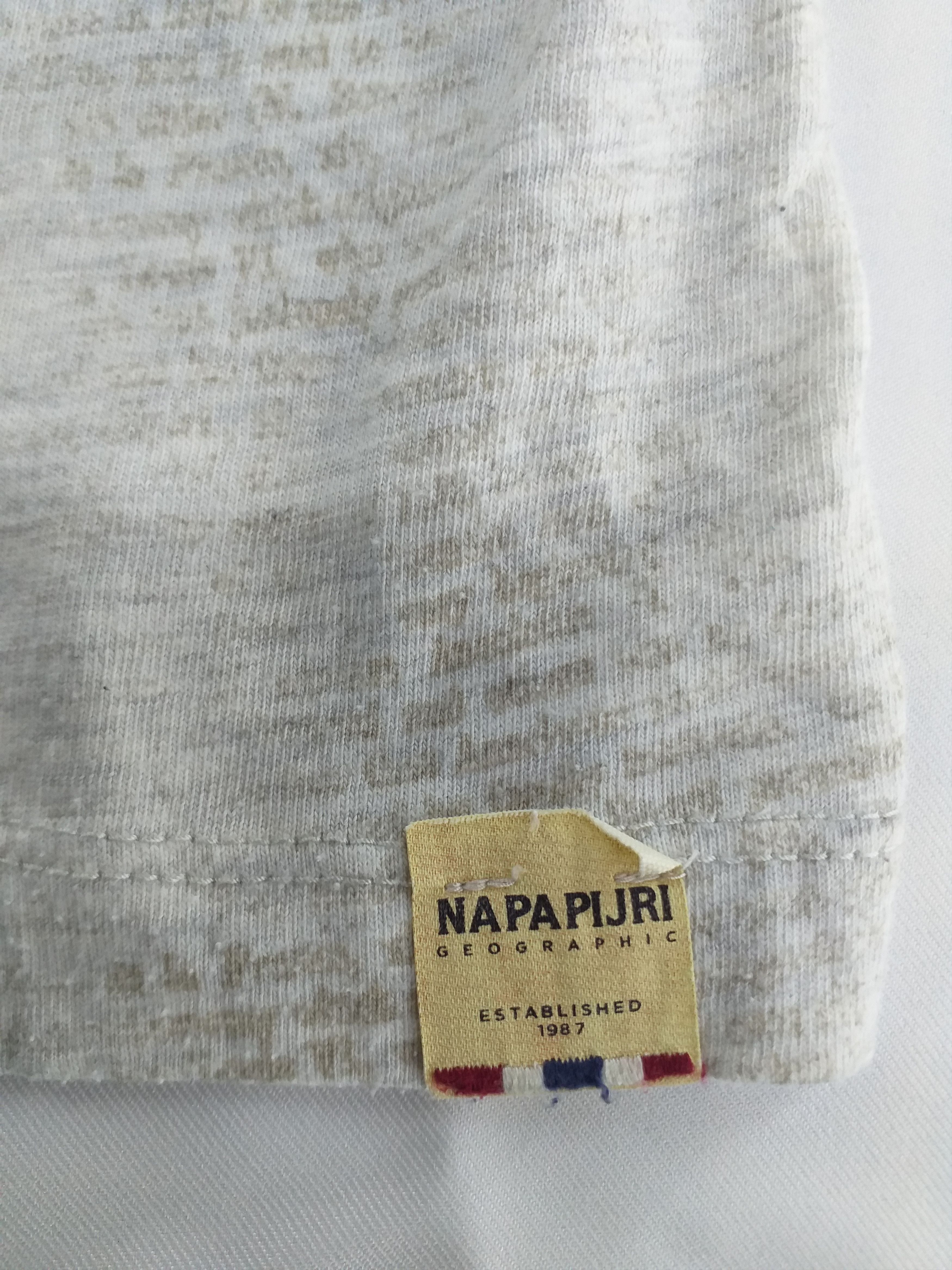 Japanese Brand Vintage Napapijri Long Sleeve Large T Shirt -A074 Size US L / EU 52-54 / 3 - 5 Thumbnail