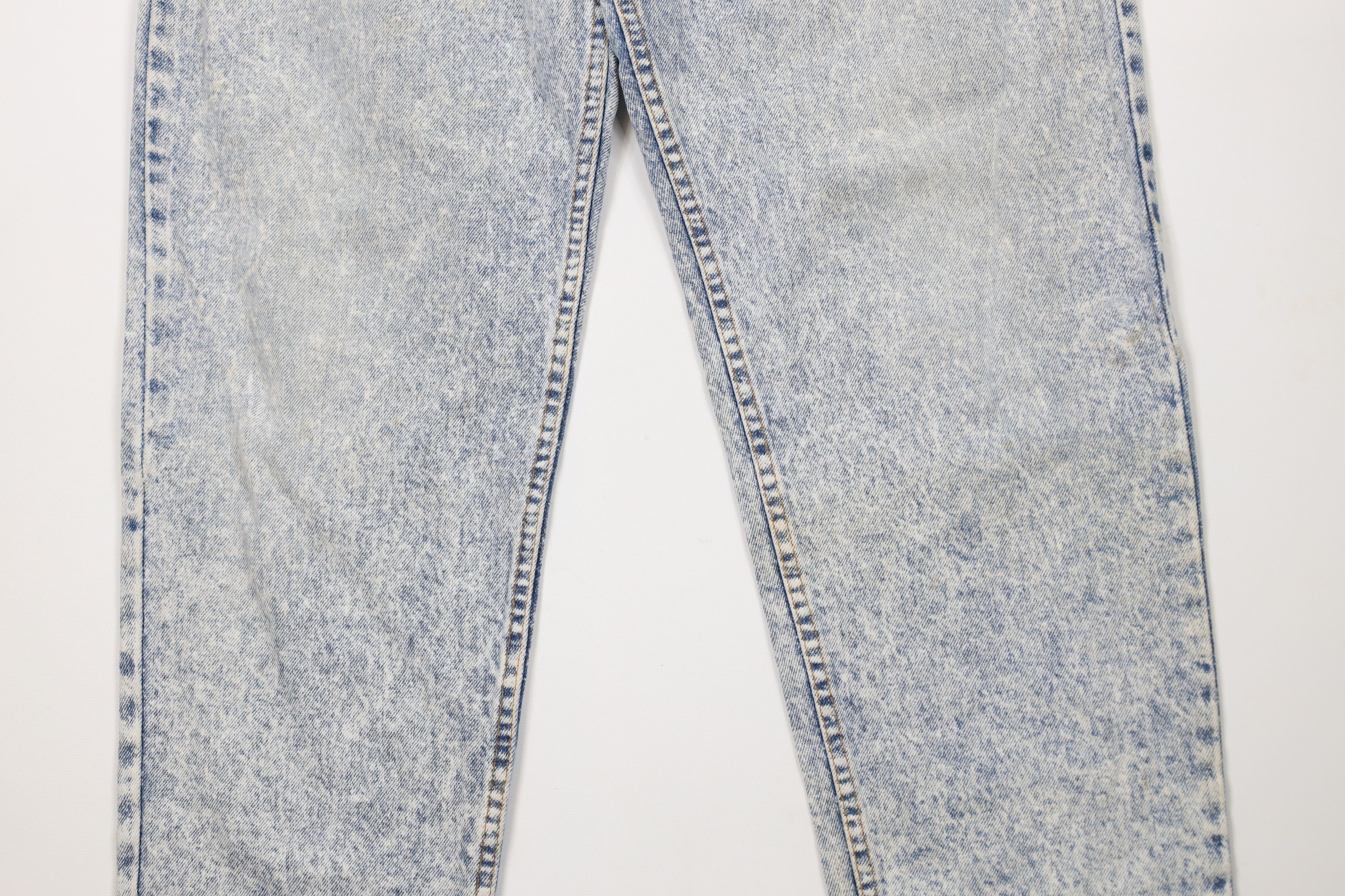 Levi's × Vintage Vintage 80s 90s Levis 554 Acid Wash Tapered Leg Jeans USA Size US 34 / EU 50 - 3 Thumbnail