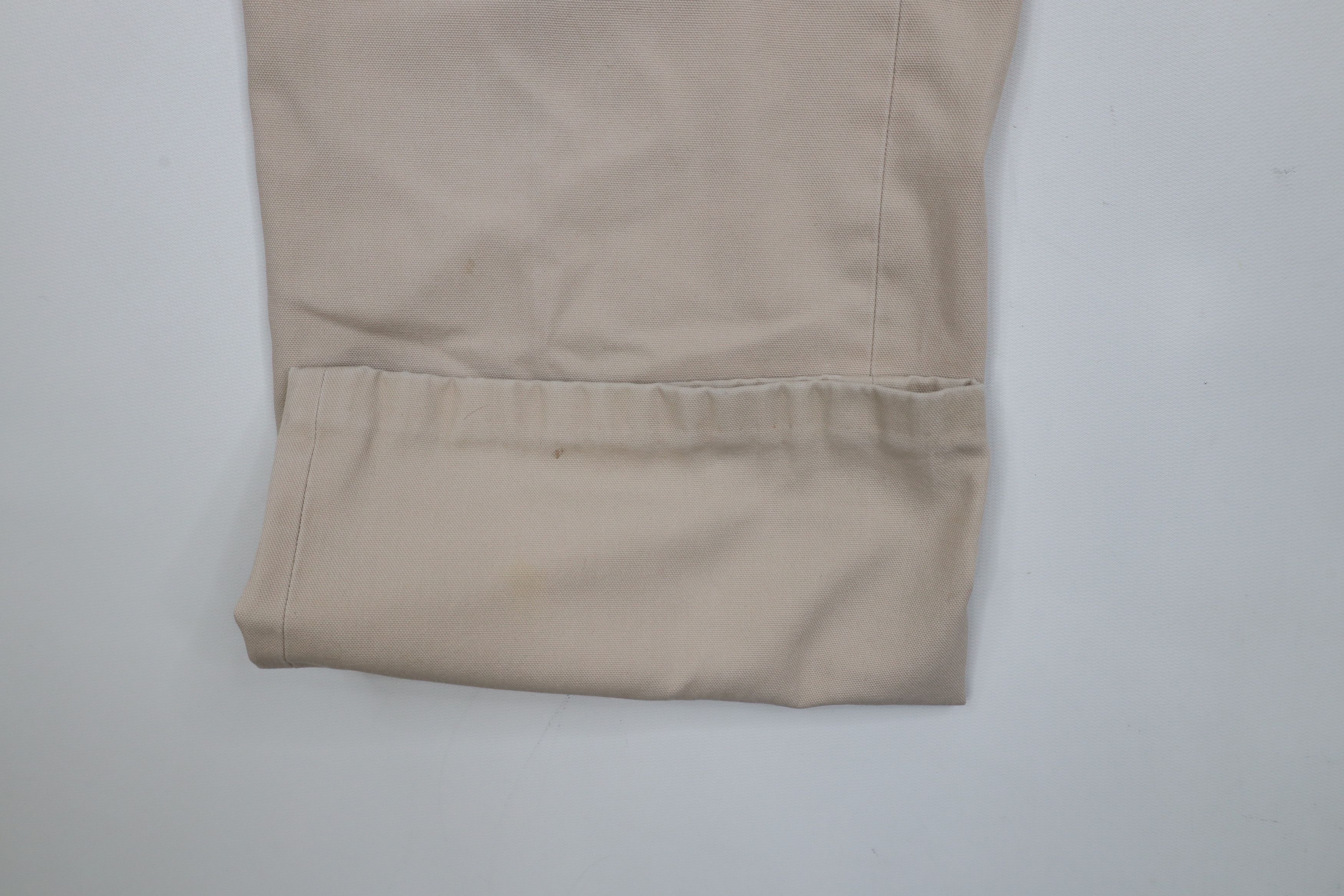 Vintage × Wrangler Vintage 70s Wrangler Flared Wide Leg Chino Pants Beige USA Size US 34 / EU 50 - 8 Thumbnail