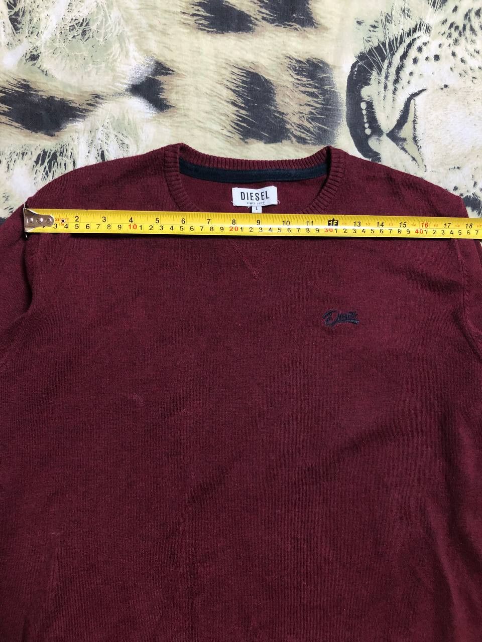 Diesel Vintage Diesel Y2K Logo Streetwear Sweater Size L Size US L / EU 52-54 / 3 - 15 Thumbnail
