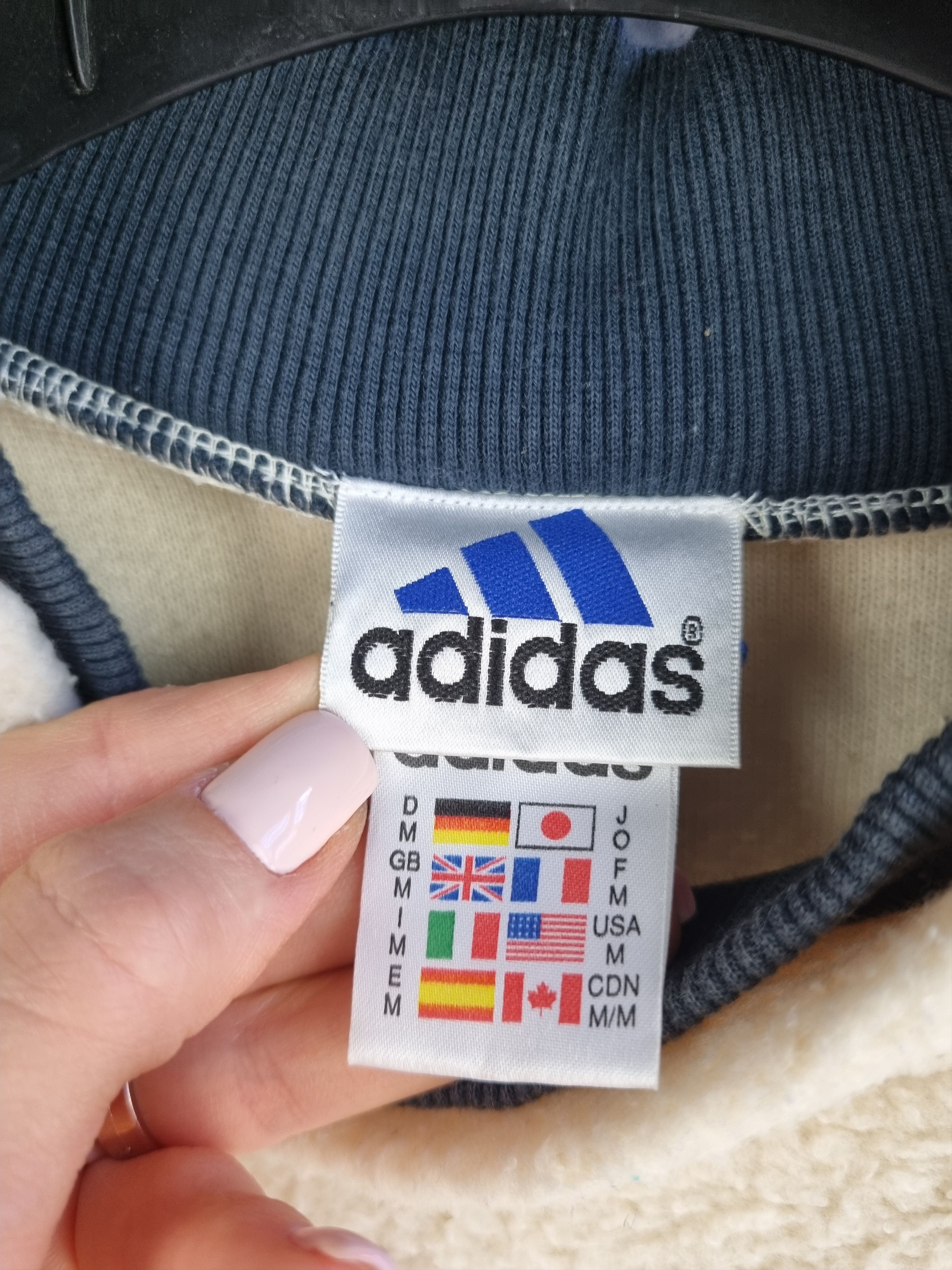 Adidas × Japanese Brand × Vintage 90s Adidas Soft Fleece Oversized Sweat Size US M / EU 48-50 / 2 - 8 Thumbnail