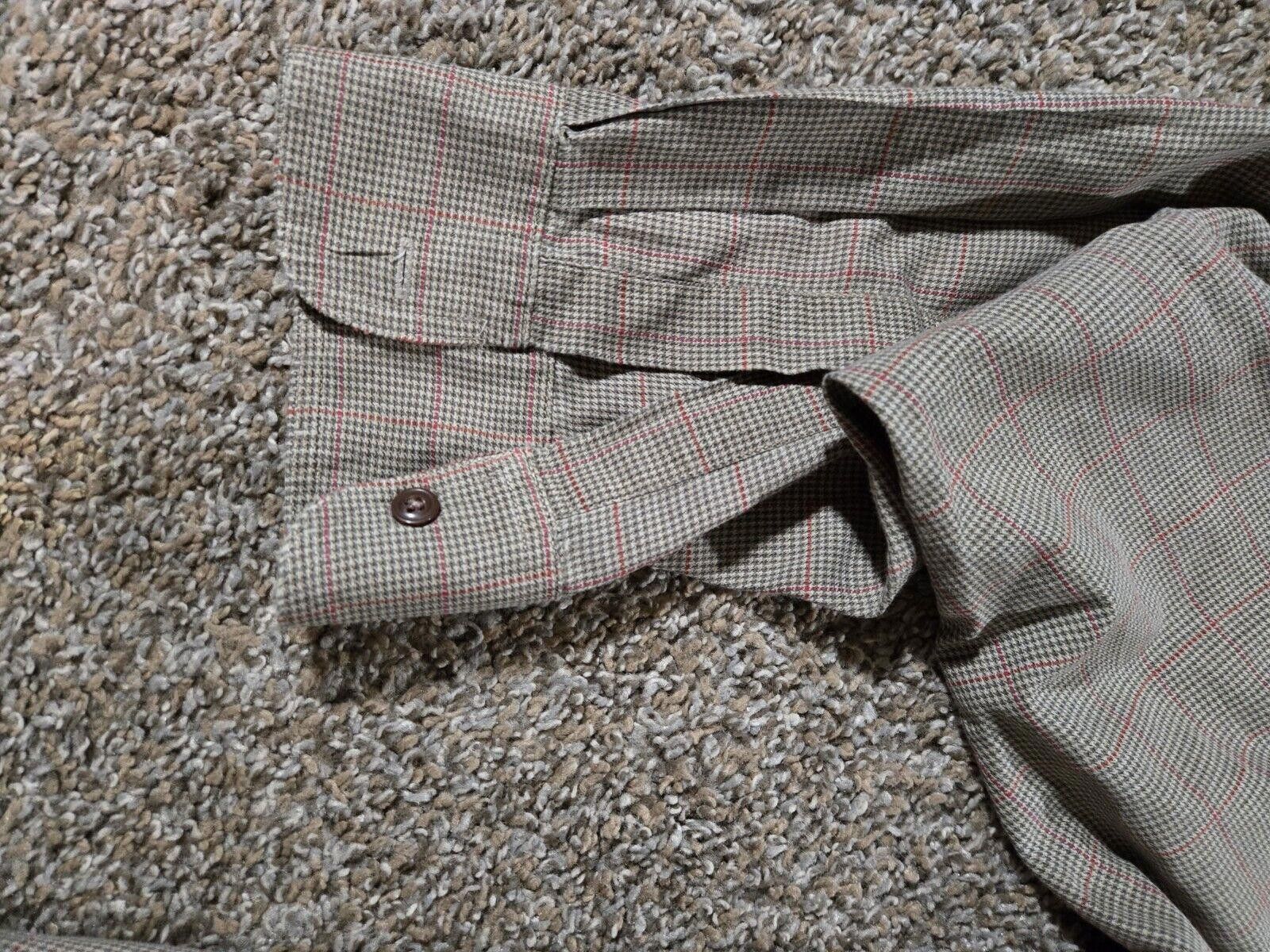 Chaps Khaki Red Plaid Chaps Ralph Lauren Button Up Dress Shirt XL Size US XL / EU 56 / 4 - 11 Thumbnail