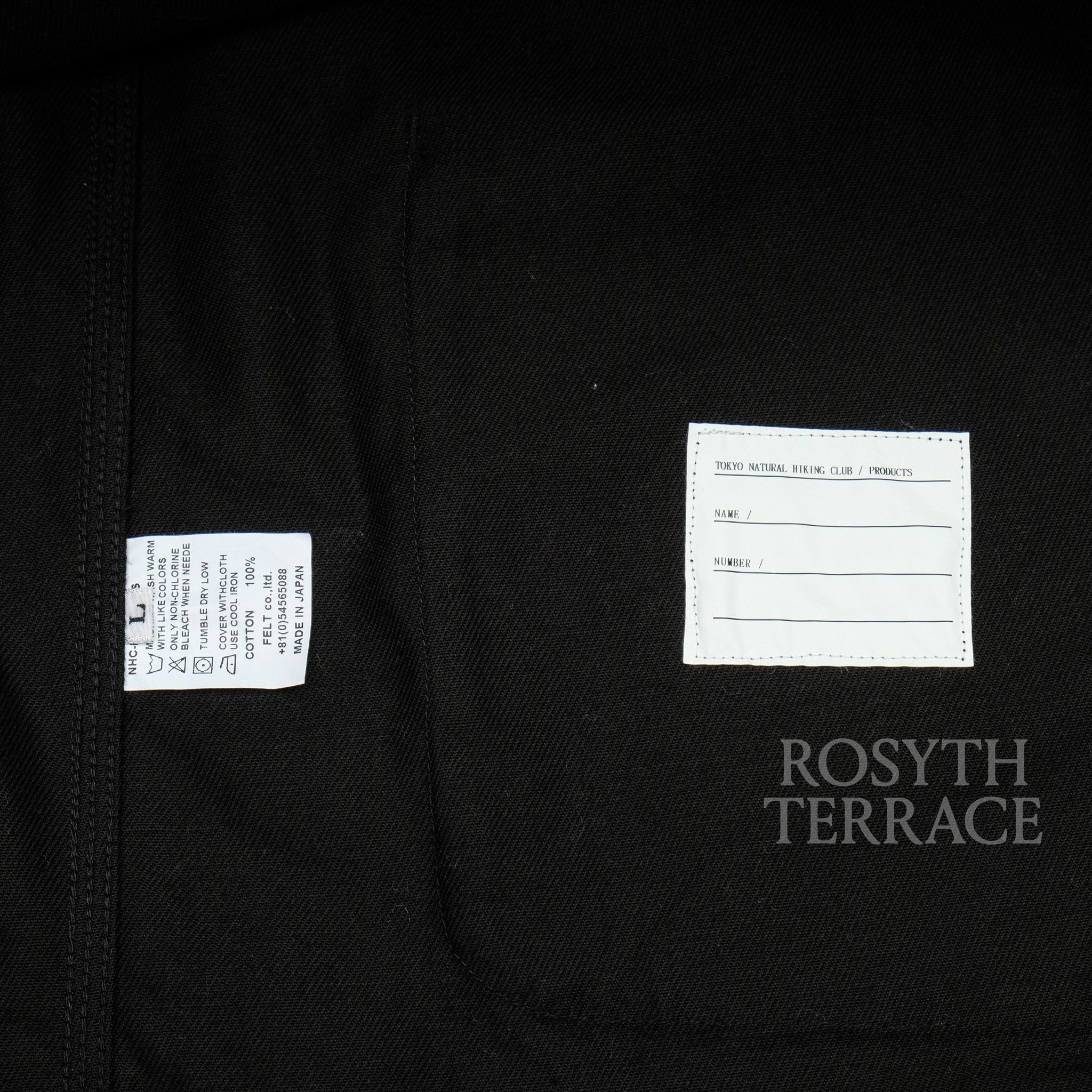 Japanese Brand 【NATURAL HIKING CLUB / NHC CONDUCTOR JACKET (BLACK)】 Size US L / EU 52-54 / 3 - 3 Thumbnail