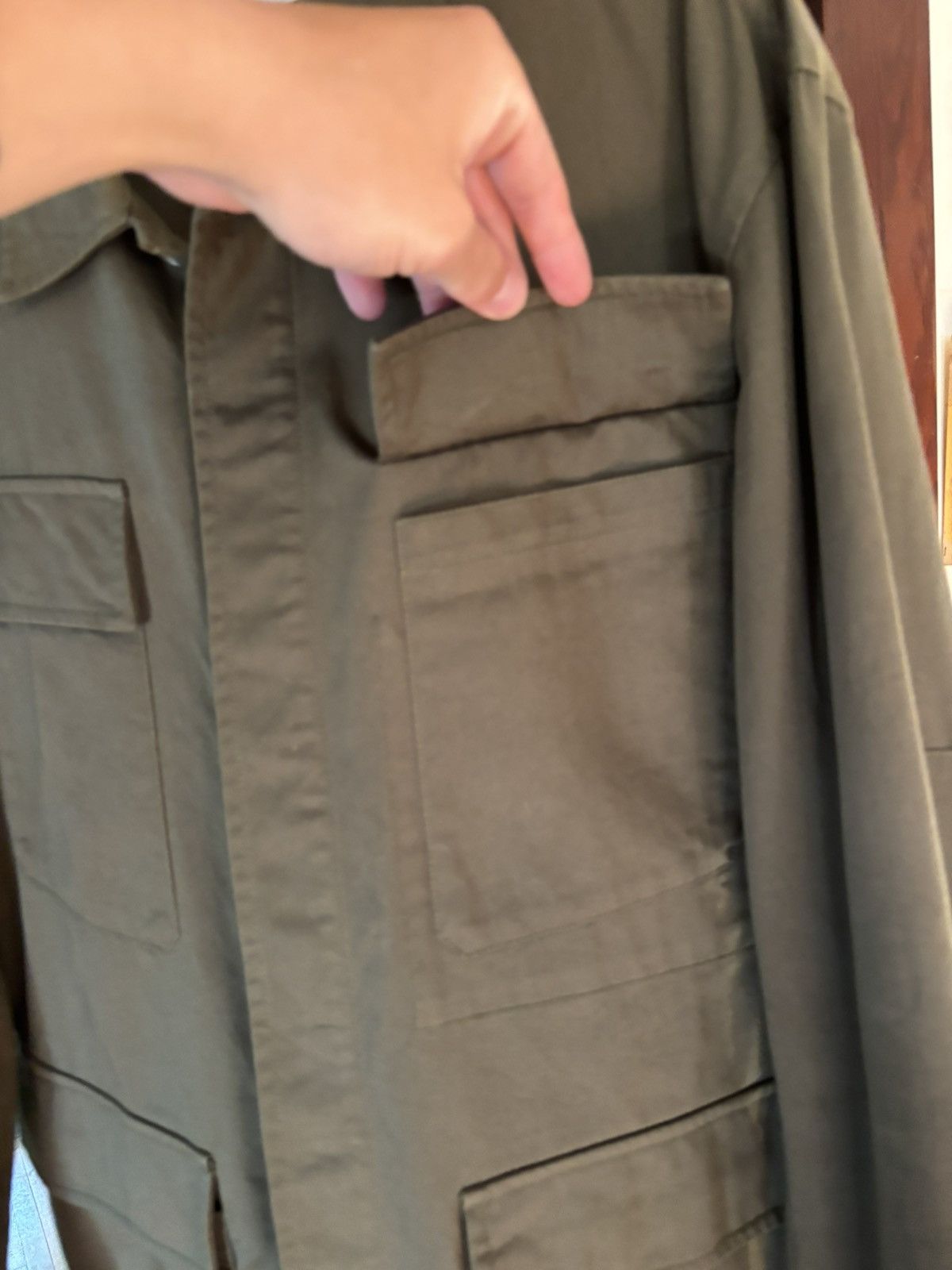 Universal Works Olive Fatigue Jacket Size US XL / EU 56 / 4 - 3 Thumbnail