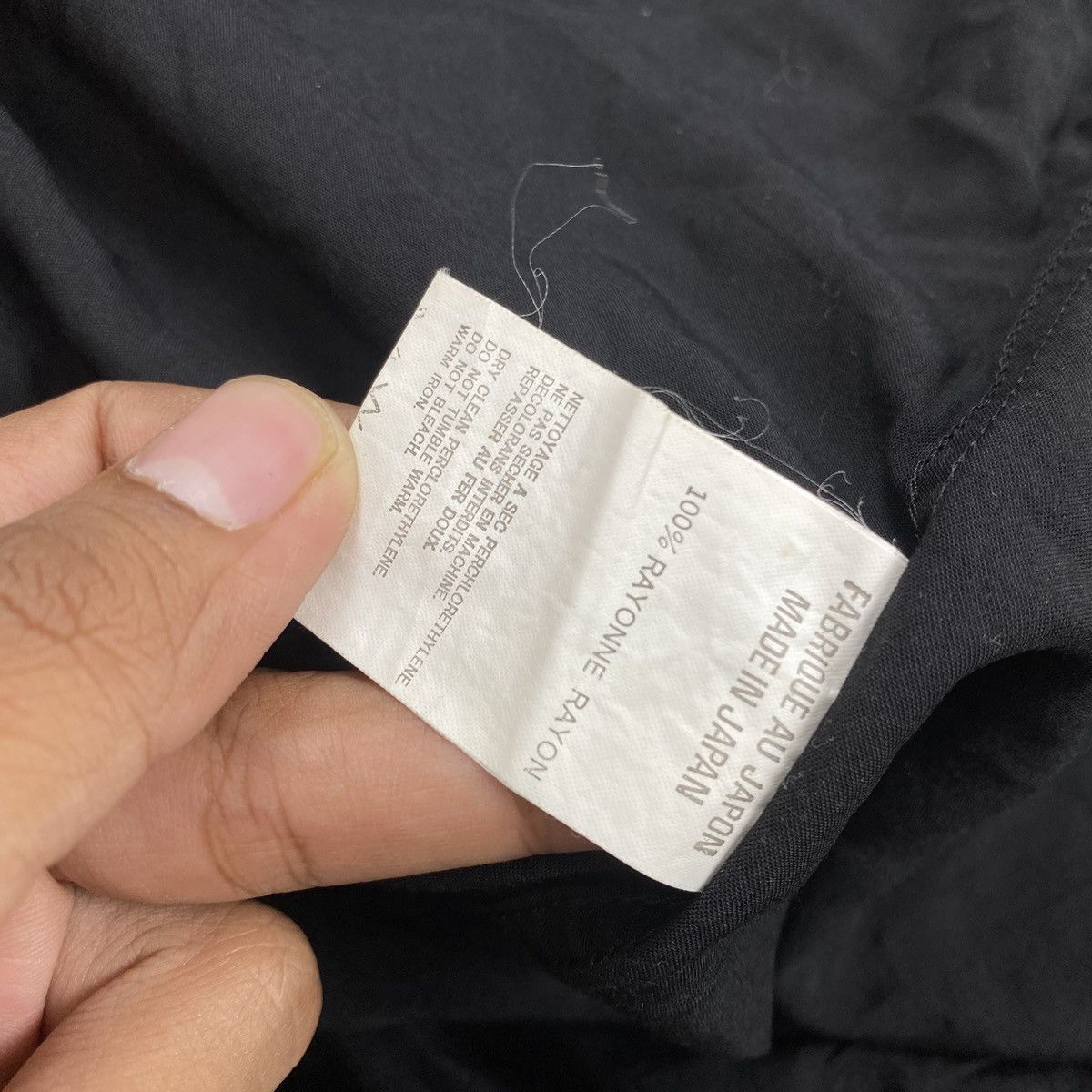 Yohji Yamamoto Archive Y’S For Men Yohji Yamamoto Black Long Shirt Designer Size US S / EU 44-46 / 1 - 8 Thumbnail