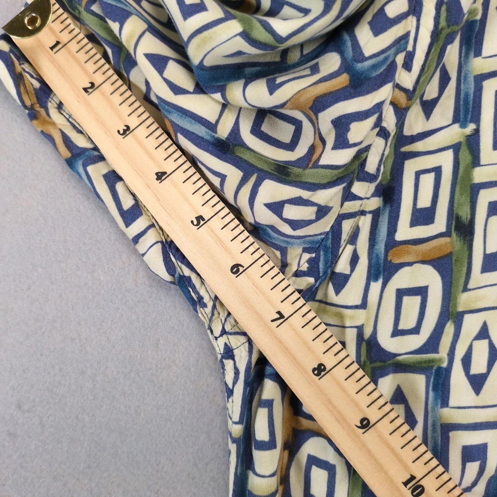 Pierre Cardin Vtg Pierre Cardin Tribal Geometric Shirt Men's XL Button Up Size US XL / EU 56 / 4 - 5 Thumbnail