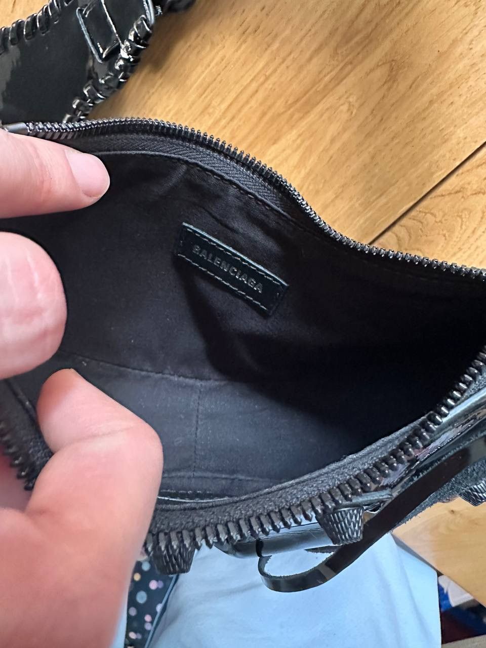 Balenciaga Balenciaga Le Cagole Bag women black logo 100% Auth Size:XS Size ONE SIZE - 6 Thumbnail