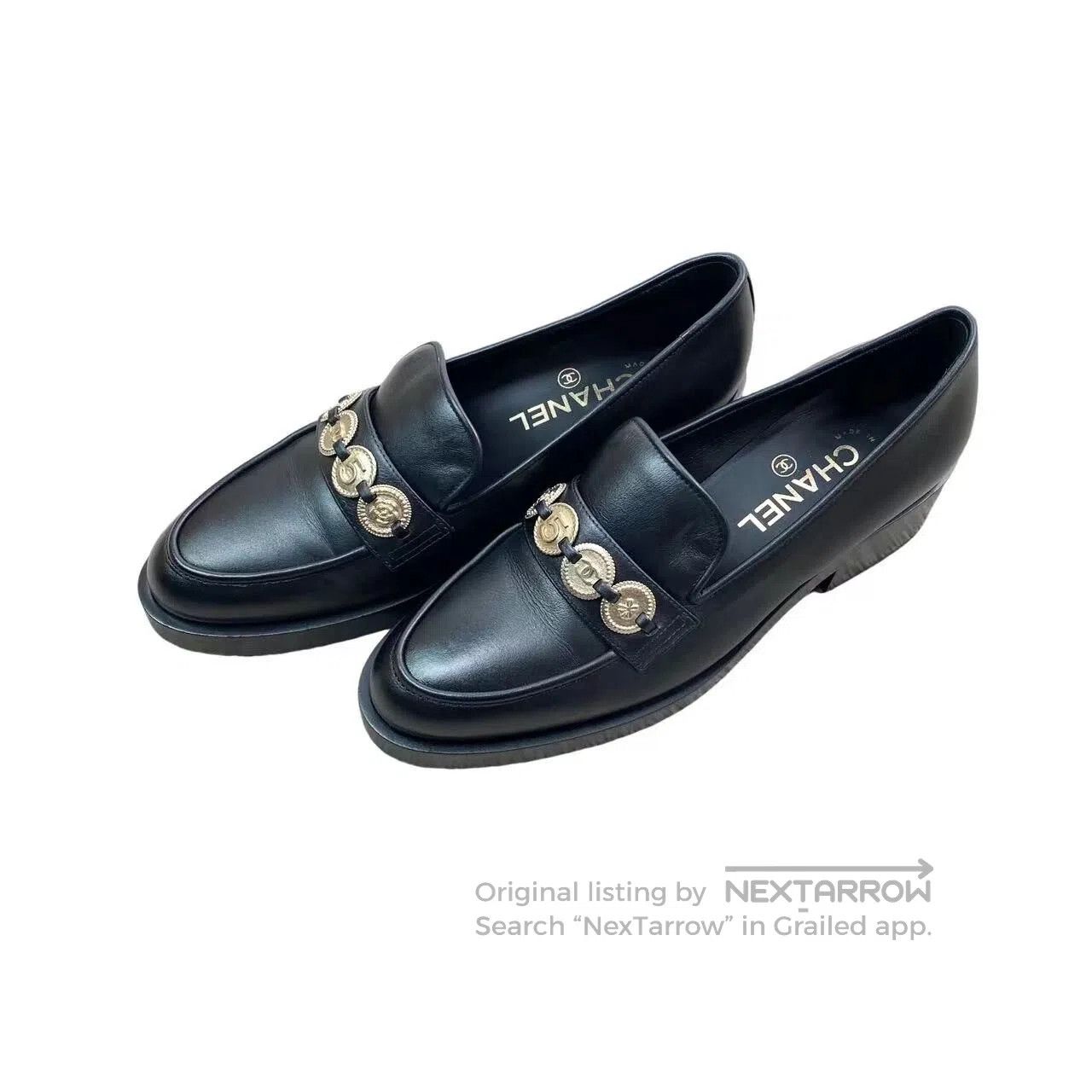 Chanel Chanel Gold coin loafers| Size US 7.5 / IT 37.5 - 1 Thumbnail