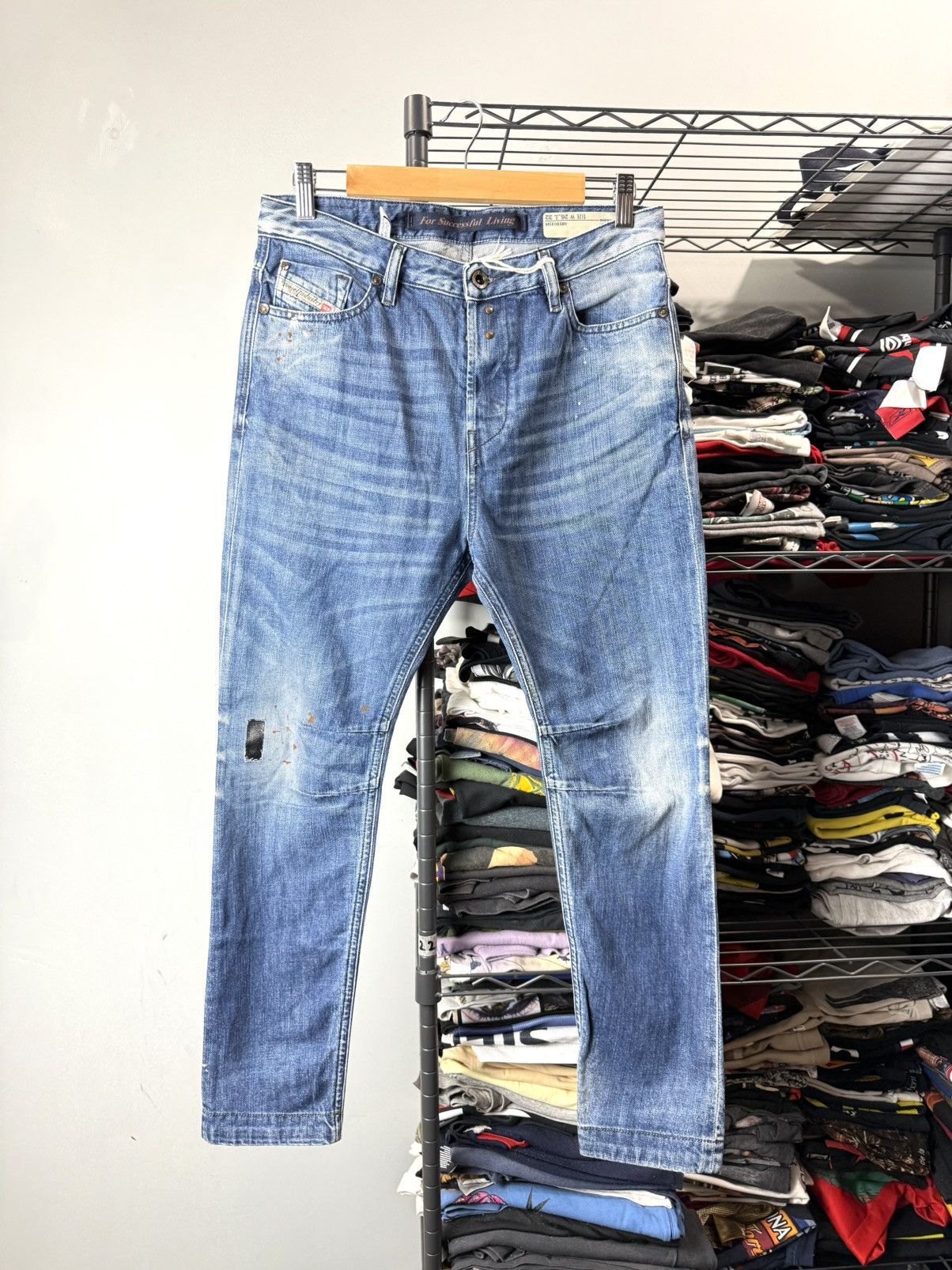 Diesel Vintage Diesel Archive Denim Pants Designer Y2K Affiction Size US 26 / EU 42 - 1 Thumbnail