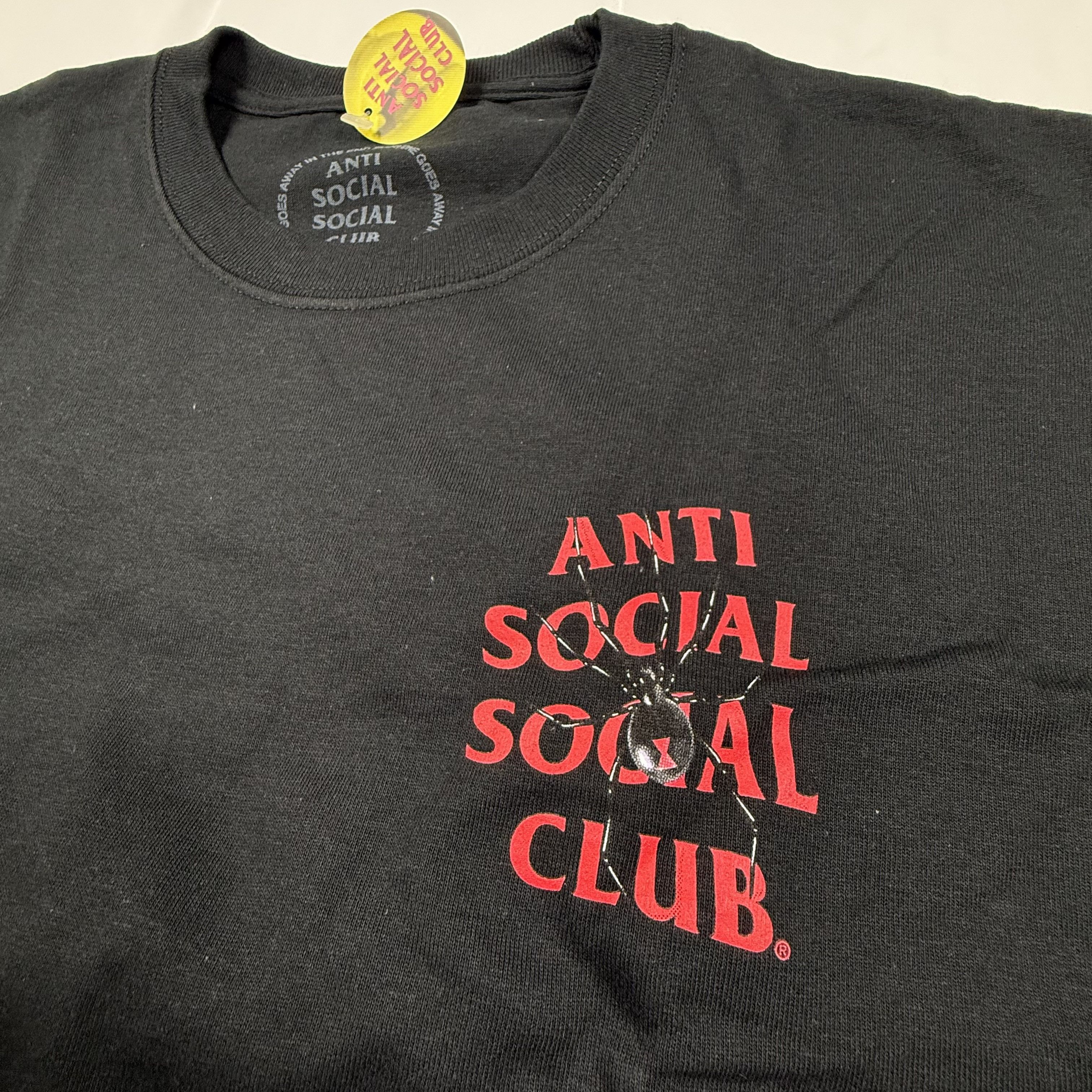 Anti Social Social Club Anti Social Social Club Bitter Tee Spider Logo Graphic T Size US XXL / EU 58 / 5 - 4 Thumbnail