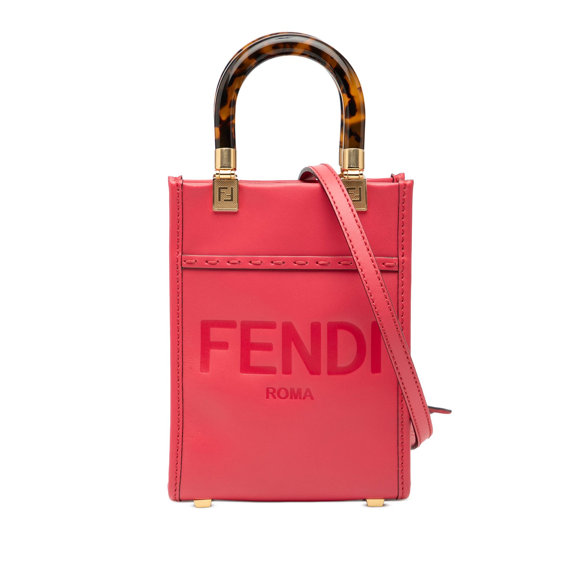 Fendi Fendi Mini Leather Sunshine Shopper Tote Size ONE SIZE - 1 Thumbnail