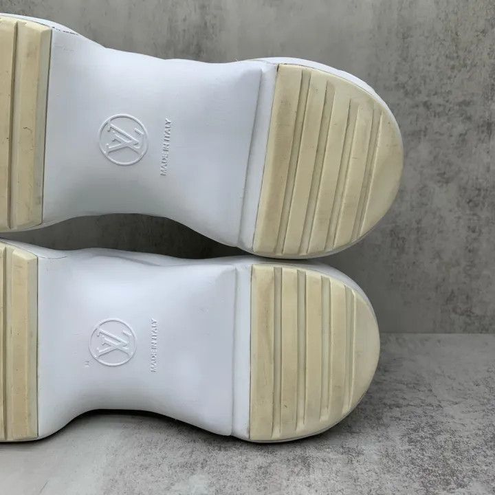Louis Vuitton Louis Vuitton Black and White Casual Sneakers -2508 Size US 6 / IT 36 - 8 Thumbnail