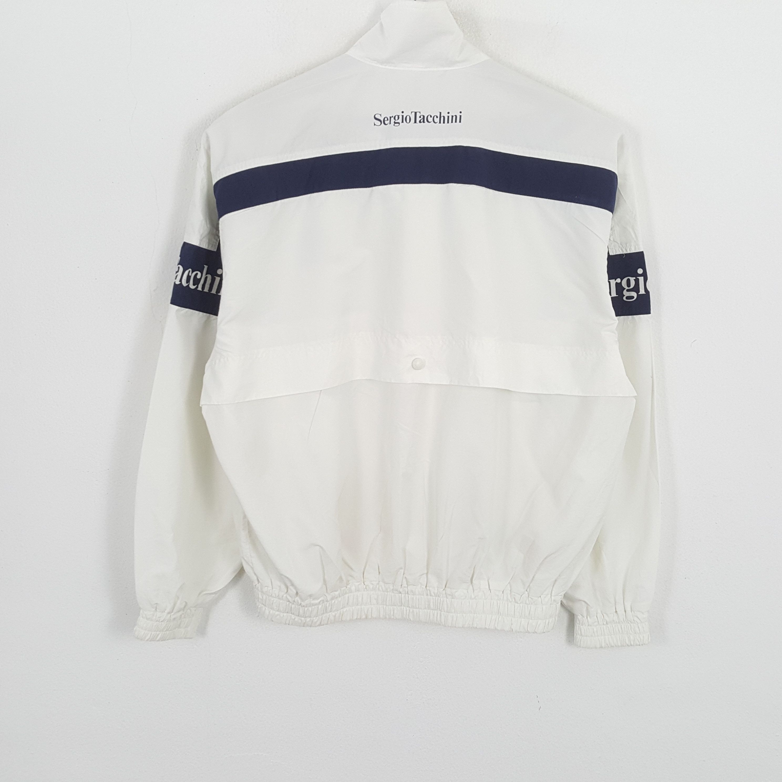 Sergio Tacchini × Vintage SERGIO TACCHINI Logo Design Sportswear Style Jacket Size US XL / EU 56 / 4 - 3 Thumbnail
