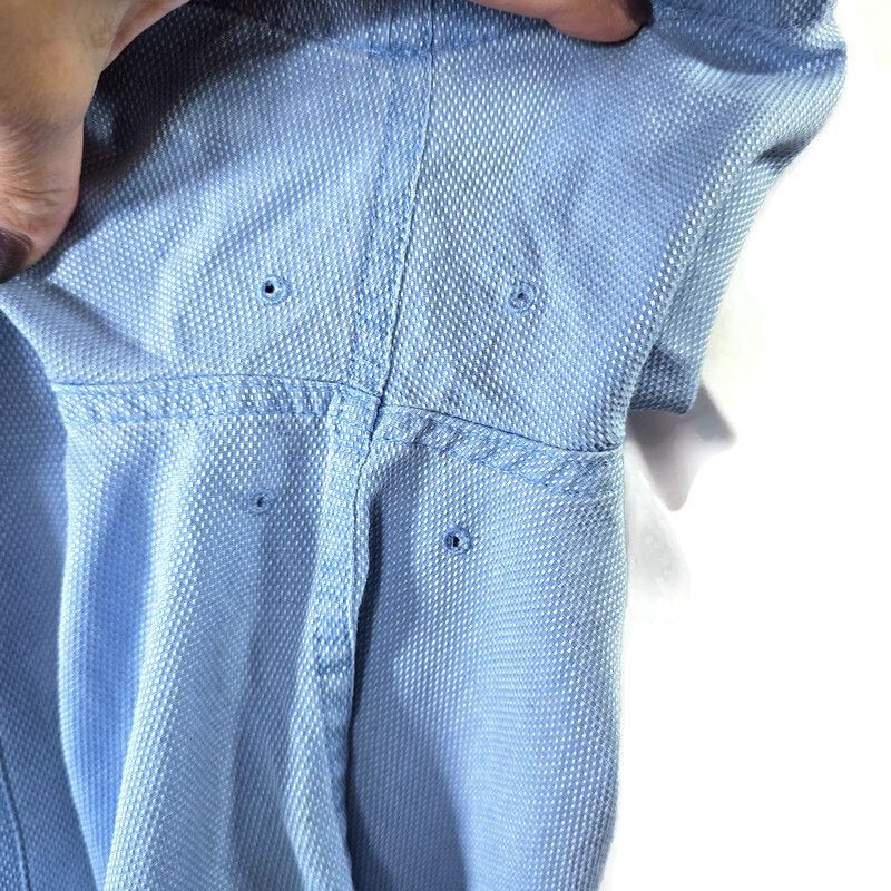 Nat Nast Nat Nast Blue Short Sleeve Button-up Silk Blend Shirt Large Size US L / EU 52-54 / 3 - 3 Thumbnail