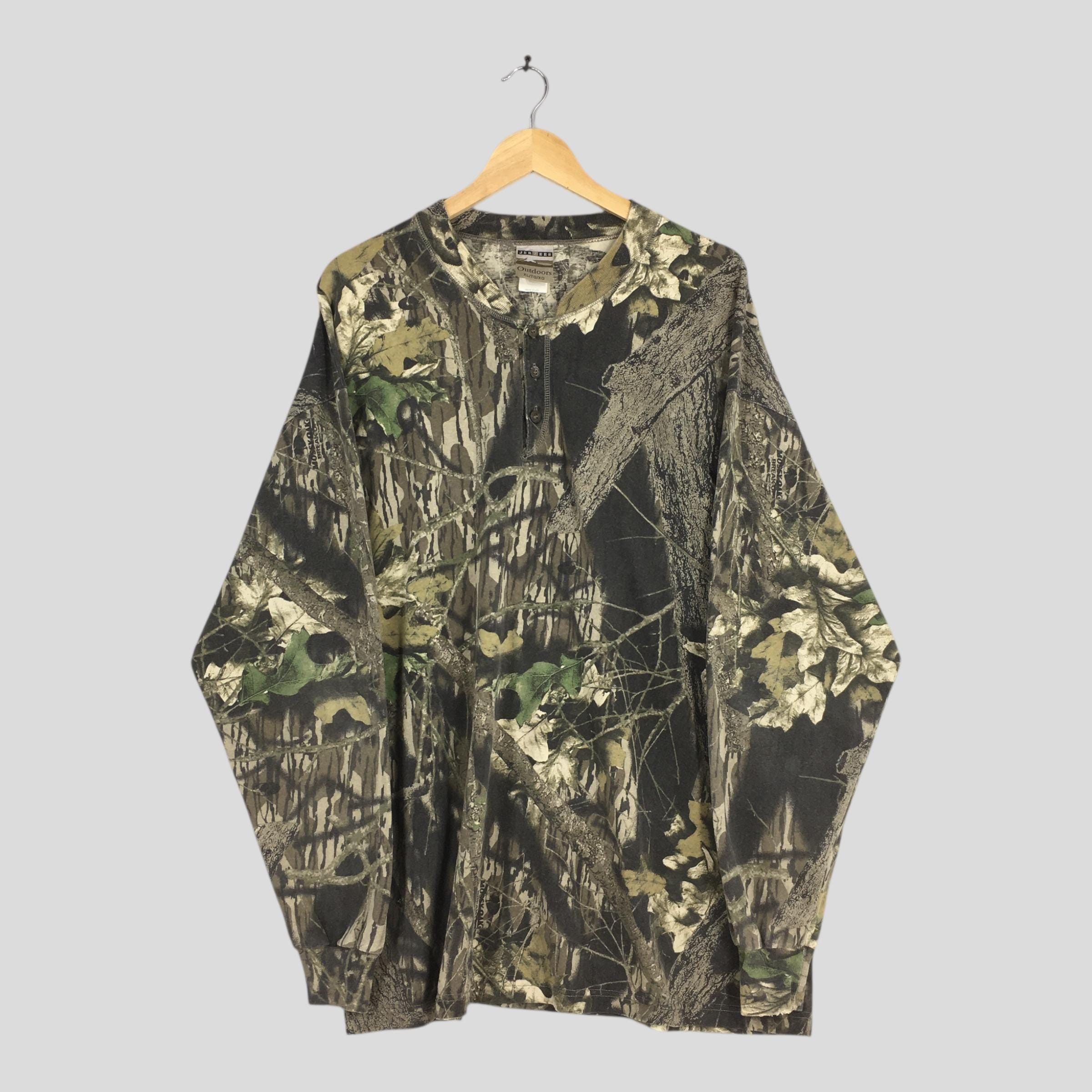 Mossy Oaks Vintage 90s Mossy Oak Tree Camo Long sleeve Tshirt XLarge Size US XL / EU 56 / 4 - 1 Thumbnail