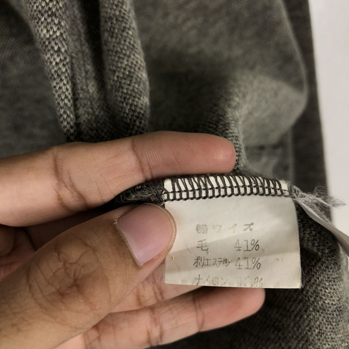Yohji Yamamoto 🔥VINTAGE WOOL CROPPED BIKER JACKET Y’S YOHJI YAMAMOTO Size US M / EU 48-50 / 2 - 18 Thumbnail