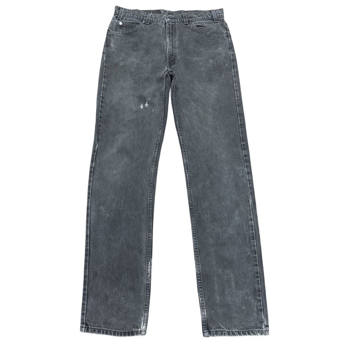 Levi's Vintage Levis 505 Black Faded Distressed Jeans Size US 34 / EU 50 - 1 Thumbnail