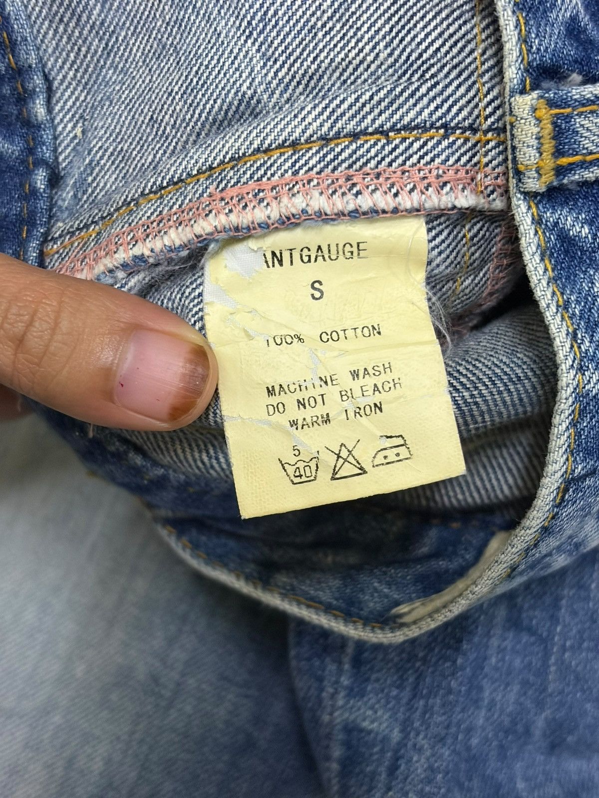 Ksubi Vintage Japanese Antgauge Double Waist Distressed Jeans Size 28" / US 6 / IT 42 - 5 Thumbnail
