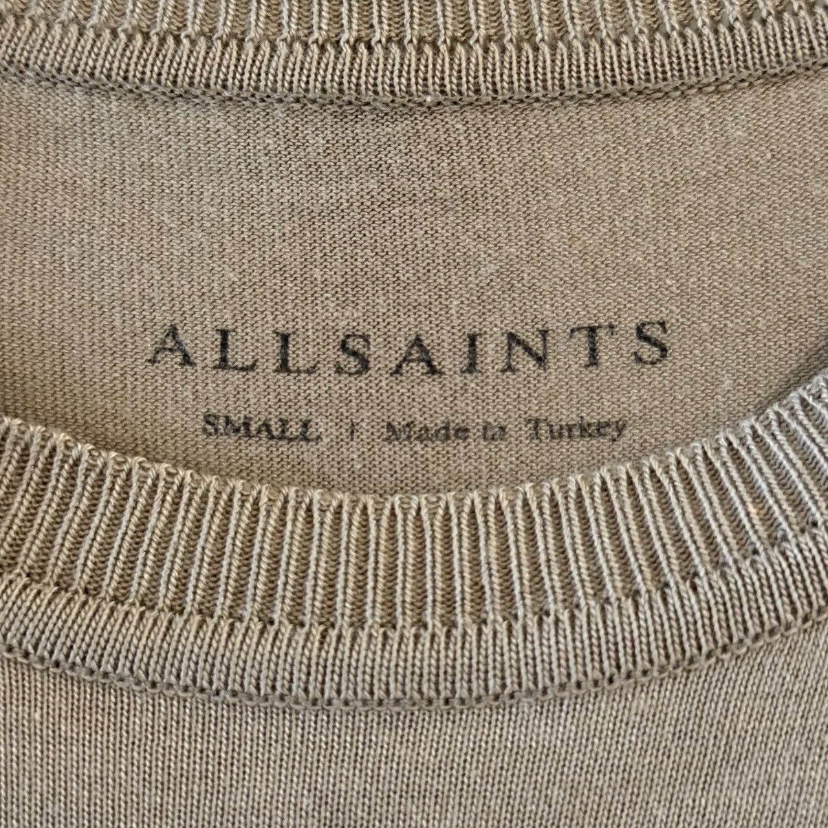 Allsaints AllSaints Men’s Taupe Parlour SS Crew T-Shirt Size Small Size US S / EU 44-46 / 1 - 5 Thumbnail