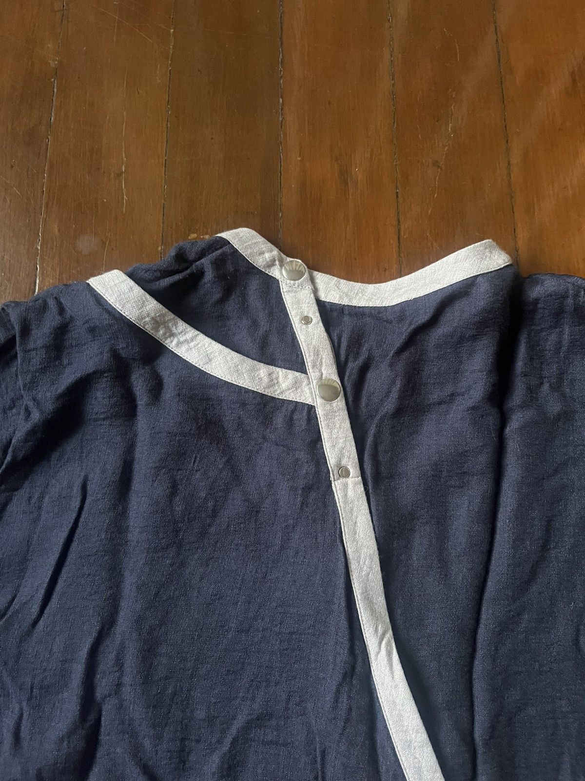 Kiko Kostadinov SS21 Kiko Kostadinov Navy Isaac Shirt Size US M / EU 48-50 / 2 - 10 Thumbnail