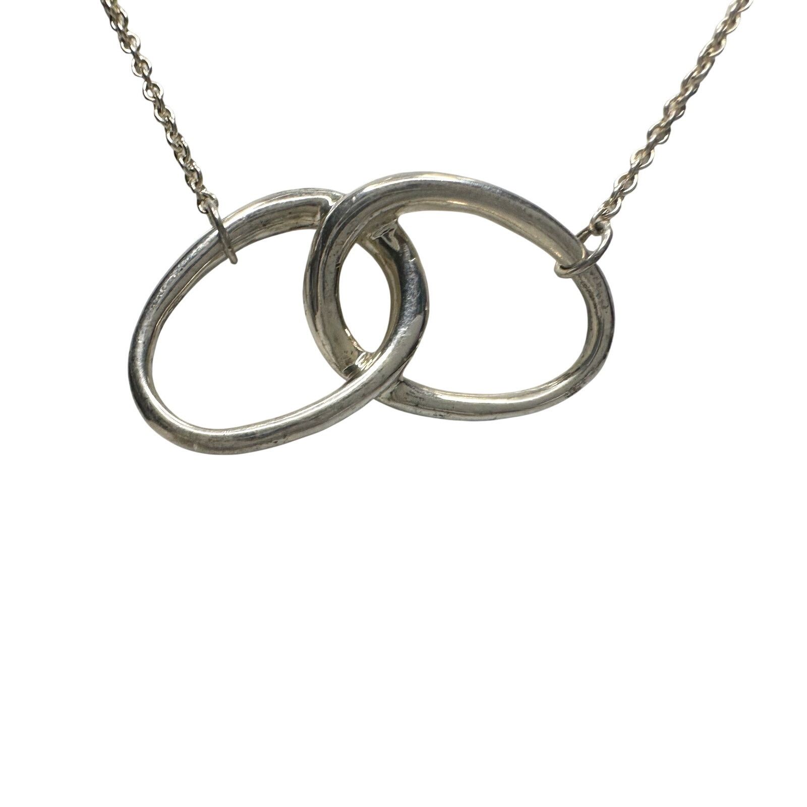 Tiffany & Co. Tiffany and Co Elsa Peretti Large Double Loop Necklace 15" Size ONE SIZE - 6 Thumbnail