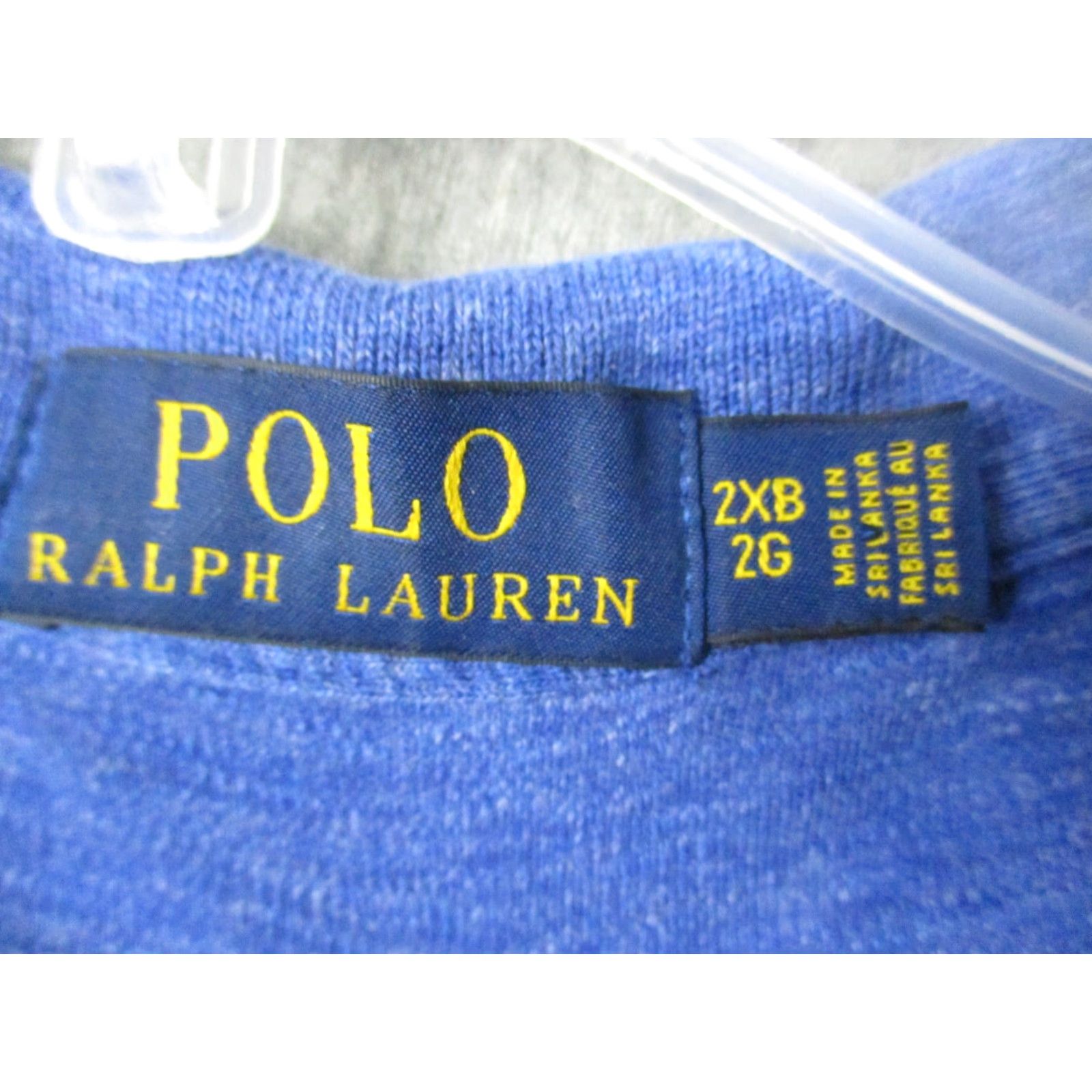 Polo Ralph Lauren Polo Ralph Lauren Shirt Polo Men 2XB Heathered Blue 2XL Navy/Navy Blue Heathered Polo Shirt Mens Vintage Multiple Keywords Size US XXL / EU 58 / 5 - 3 Thumbnail