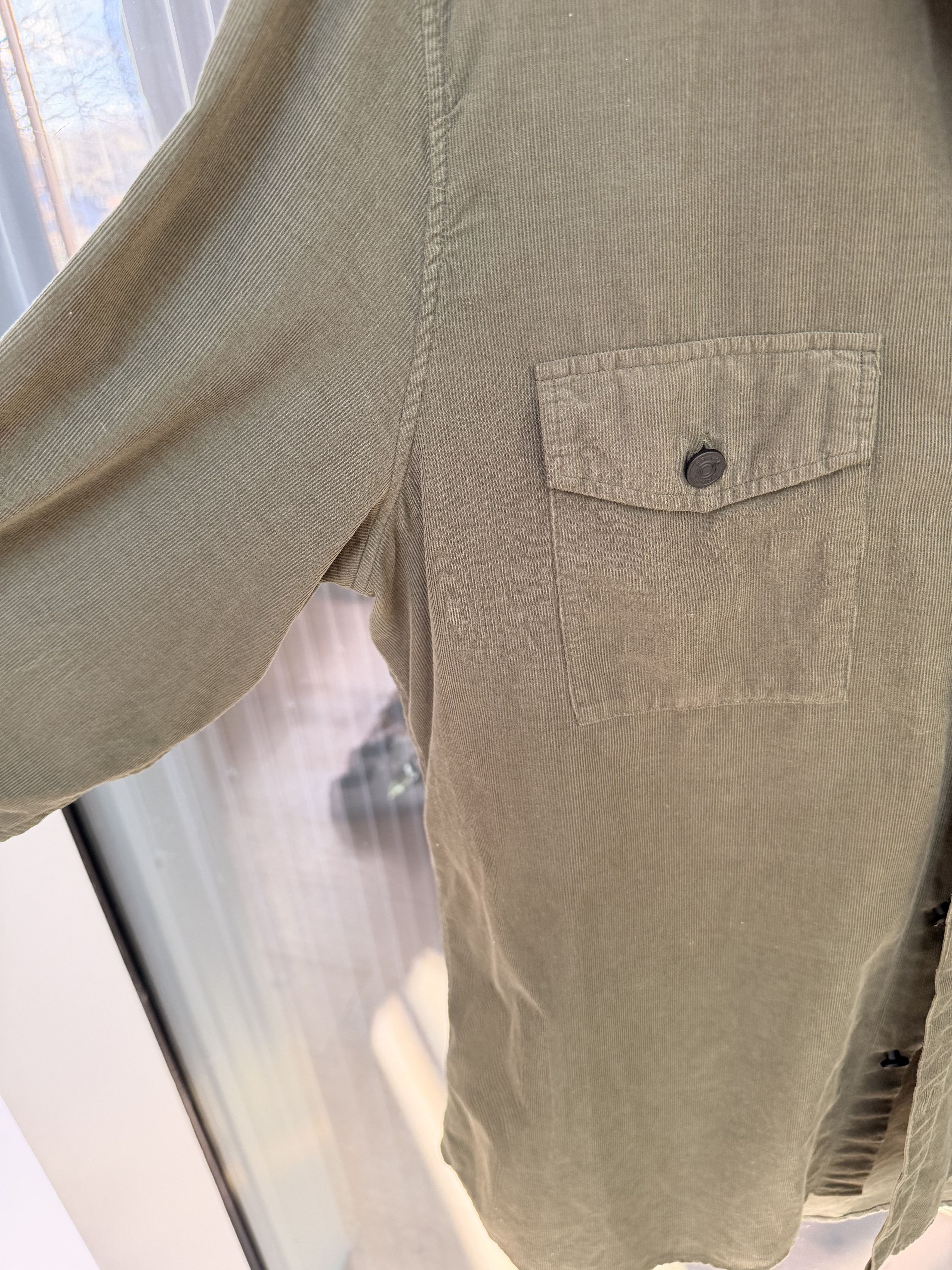 Frame Frame Corduroy Button Up Shirt Size US XXL / EU 58 / 5 - 2 Thumbnail