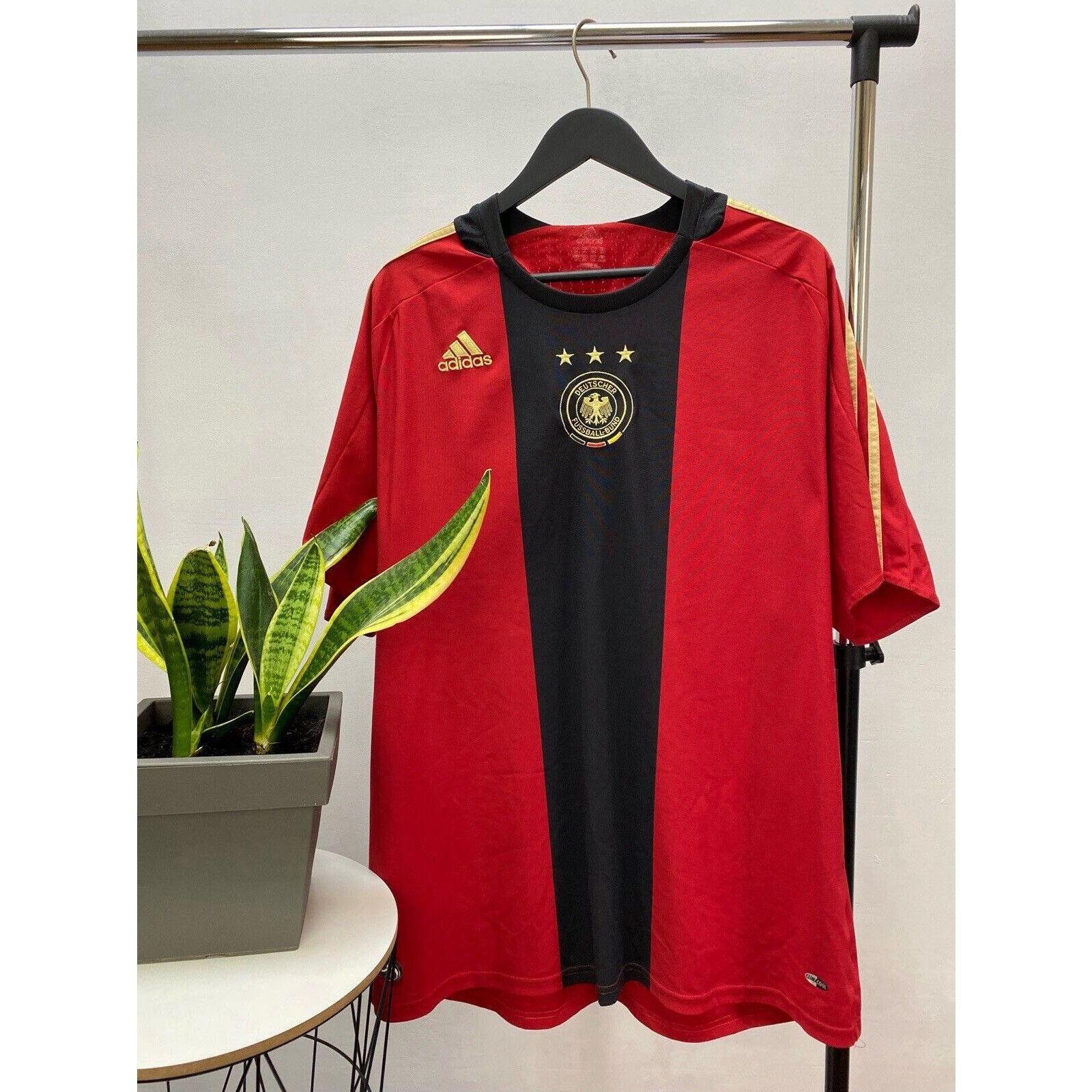 Adidas × Vintage Vintage Germany National 2008 Y2k Blokecore Football Shirt Size US XL / EU 56 / 4 - 1 Thumbnail