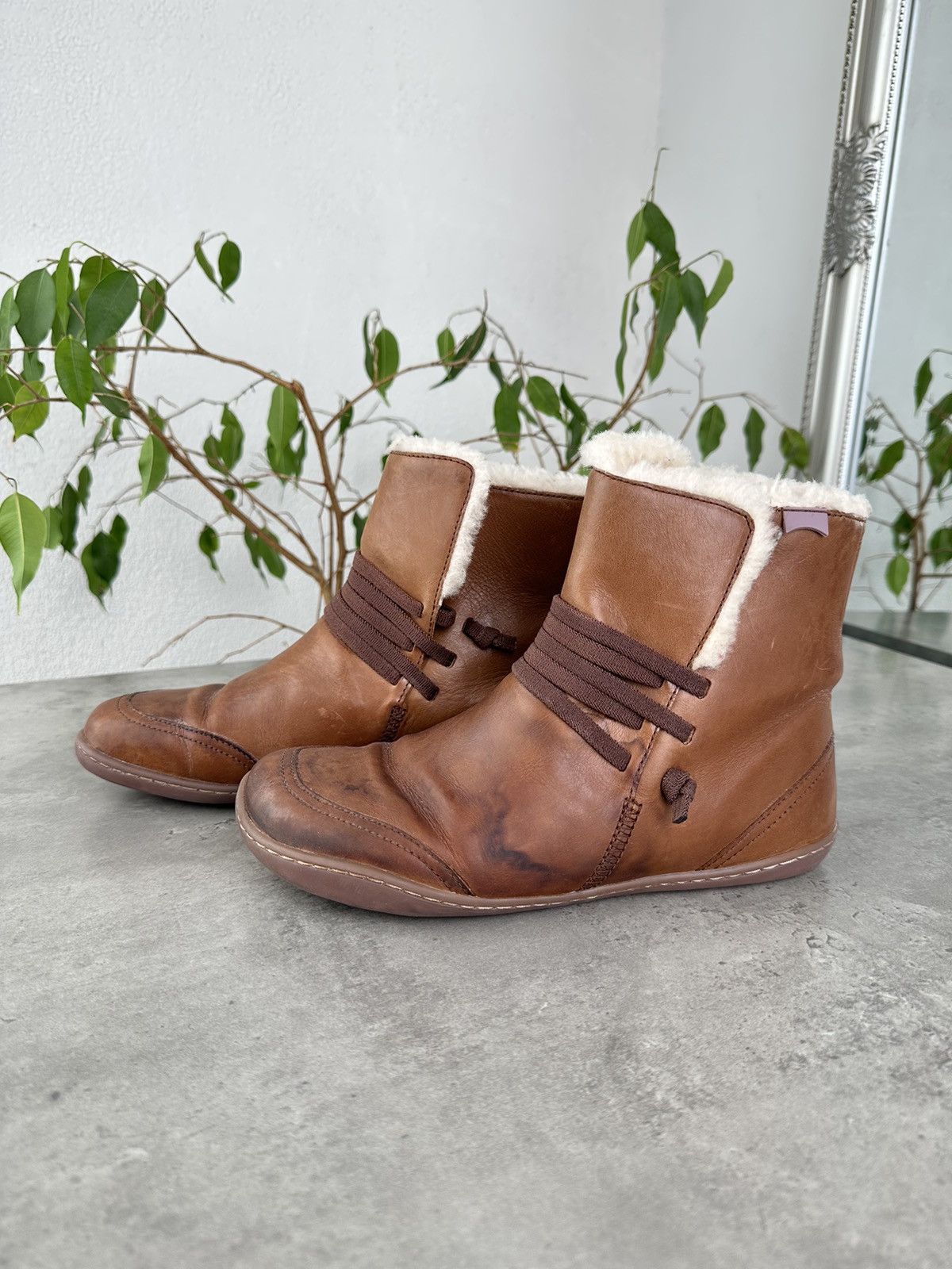 Camper Camper Leather Boots Size US 8 / IT 38 - 1 Thumbnail
