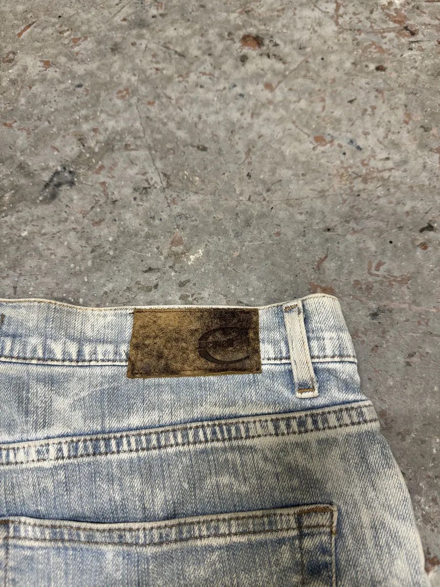Roberto Cavalli AW2003 Cavalli Sun Faded Blue Yellowish Pants Size 28" / US 6 / IT 42 - 9 Thumbnail