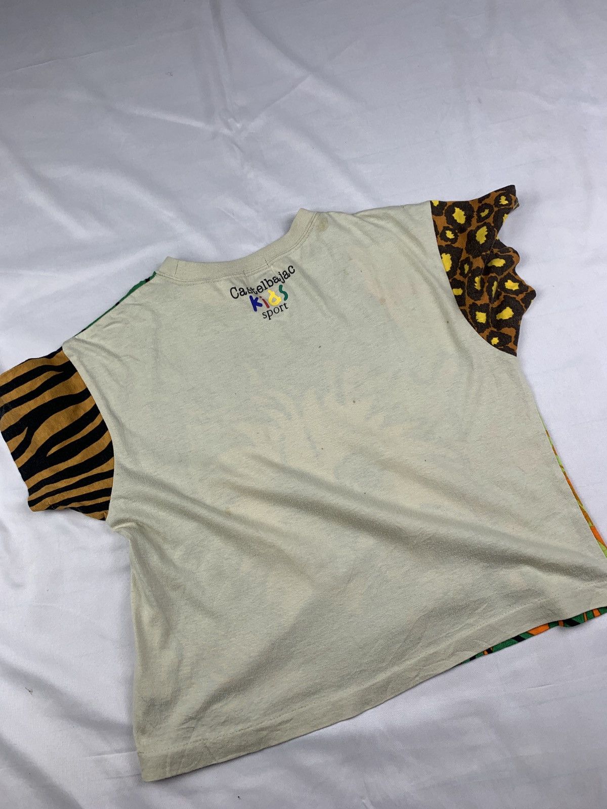 Jean Charles De Castelbajac 2000s Jean Charles de Castelbajac Lion Jungle Kids Baby Tee Size S / US 4 / IT 40 - 4 Thumbnail