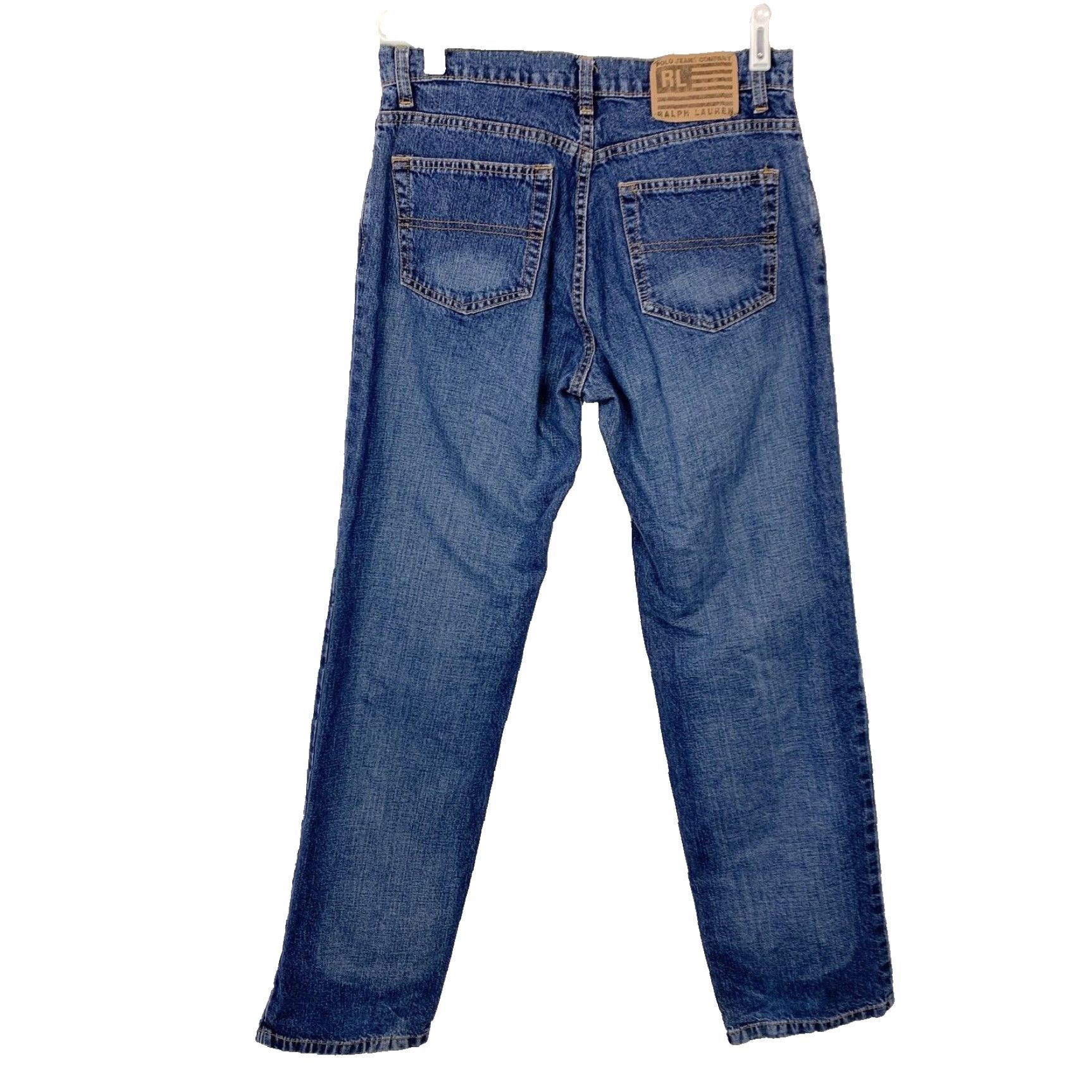 Ralph Lauren Polo Ralph Lauren Jeans Jeans Blue 4 32 Relaxed Regular Women Zip 100% Cotton Straight Vintage Women's? Size 27" / US 4 / IT 40 - 4 Thumbnail