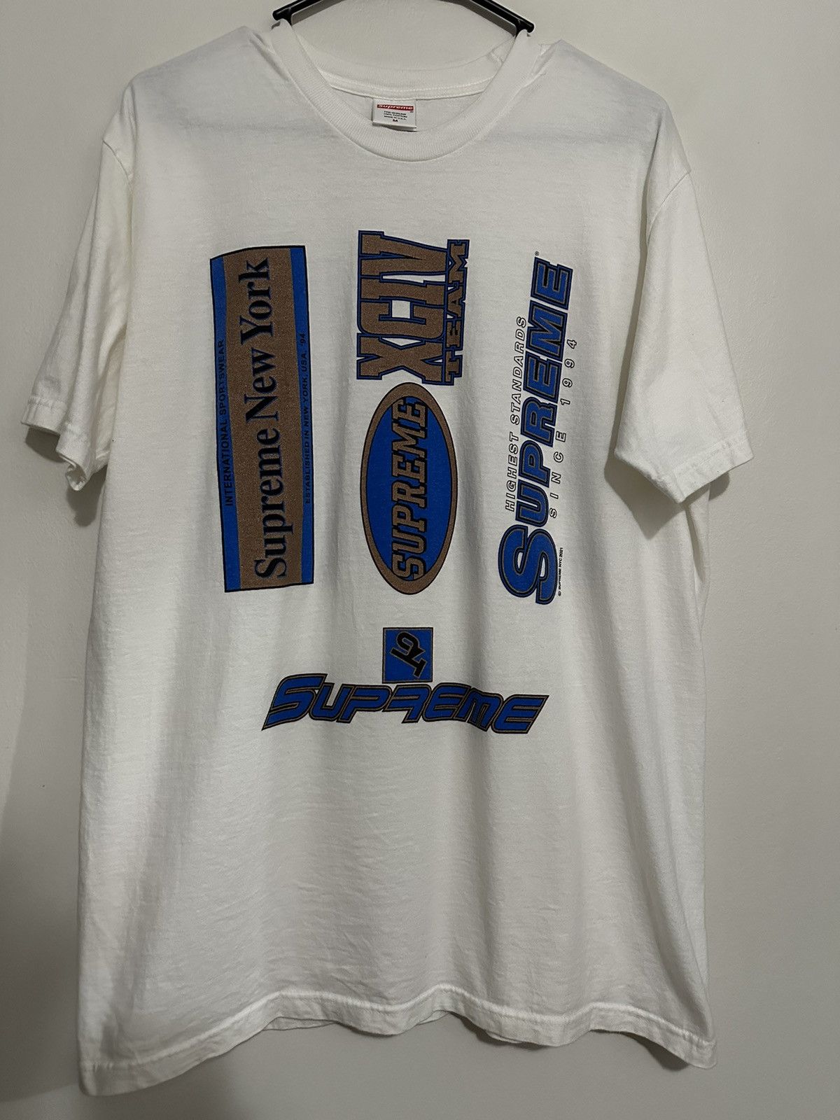 Supreme Supreme Multi Logos Tee Size US M / EU 48-50 / 2 - 1 Thumbnail