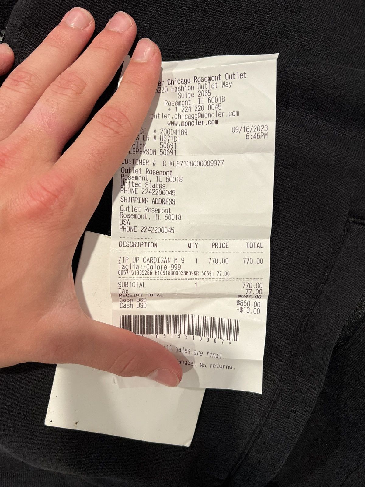 Moncler Moncler Caridgan Size US M / EU 48-50 / 2 - 2 Thumbnail