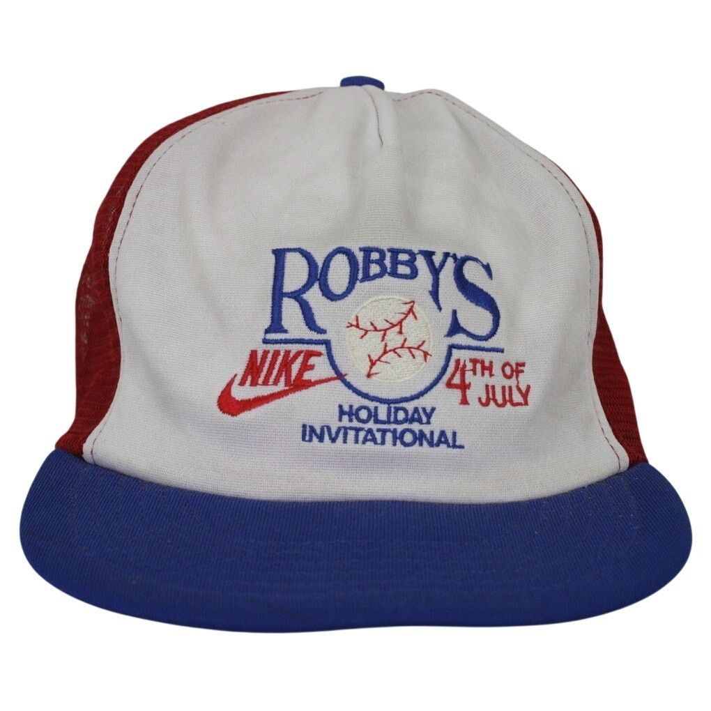 Nike × Vintage Vintage Nike Robby Holiday Invitational Baseball Trucker Hat Size ONE SIZE - 1 Thumbnail