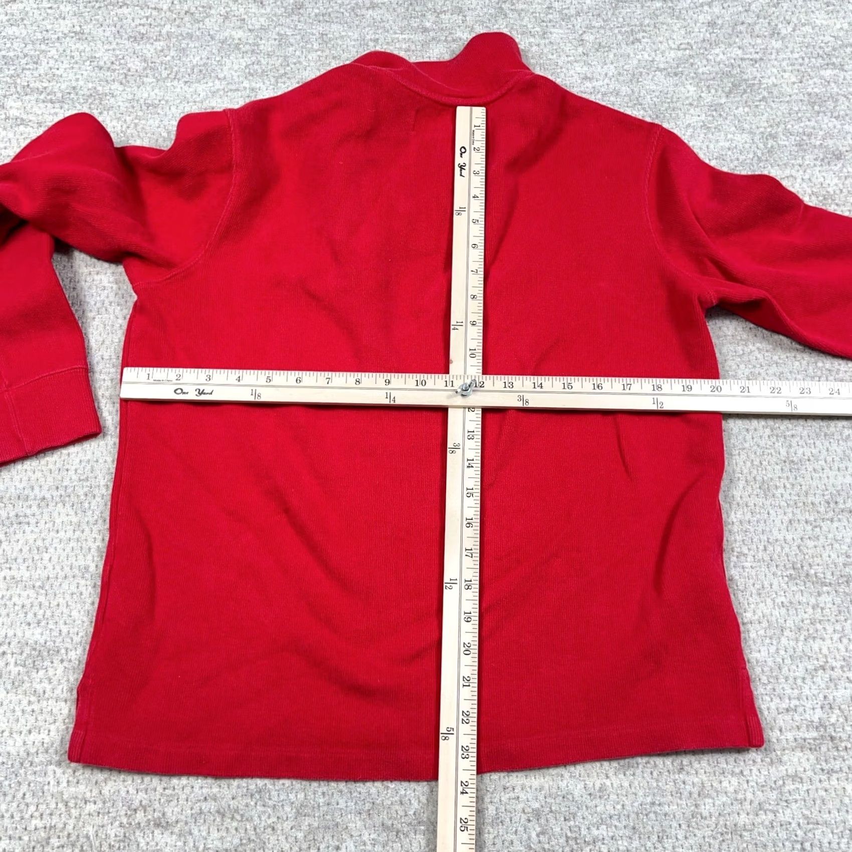 Polo Ralph Lauren Polo Ralph Lauren Sweater Sweatshirt Men Medium Red Black Pullover Quarter Zip B Size US M / EU 48-50 / 2 - 6 Thumbnail