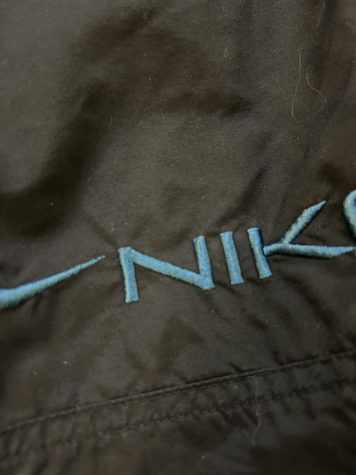 Nike × Vintage Y2K NIKE Spell-Out Embroidered Track-Pants Size US 34 / EU 50 - 3 Thumbnail