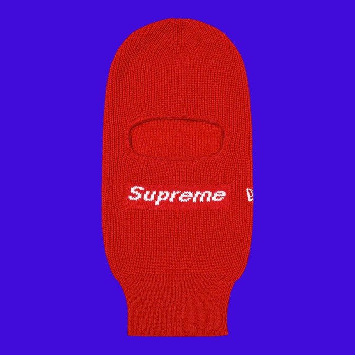 Supreme SUPREME SUPREME NEW ERA BOX LOGO BALACLAVA- RED Size ONE SIZE - 1 Preview