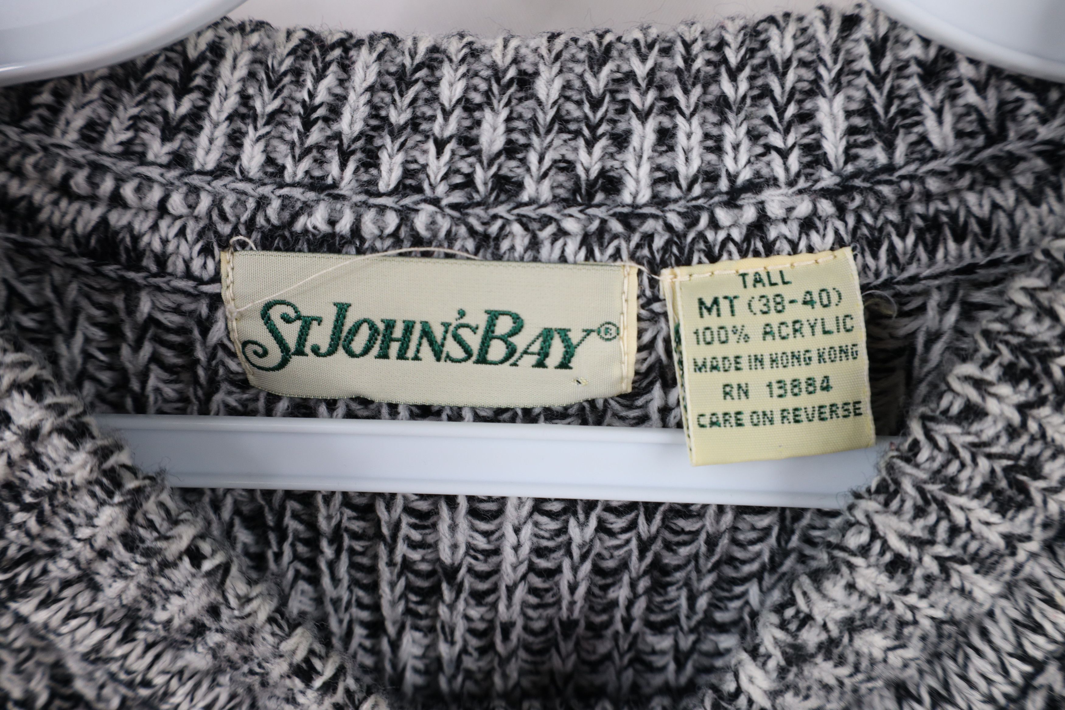 Vintage Vintage 90s Streetwear Chunky Ribbed Knit Crewneck Sweater Size US M / EU 48-50 / 2 - 4 Thumbnail