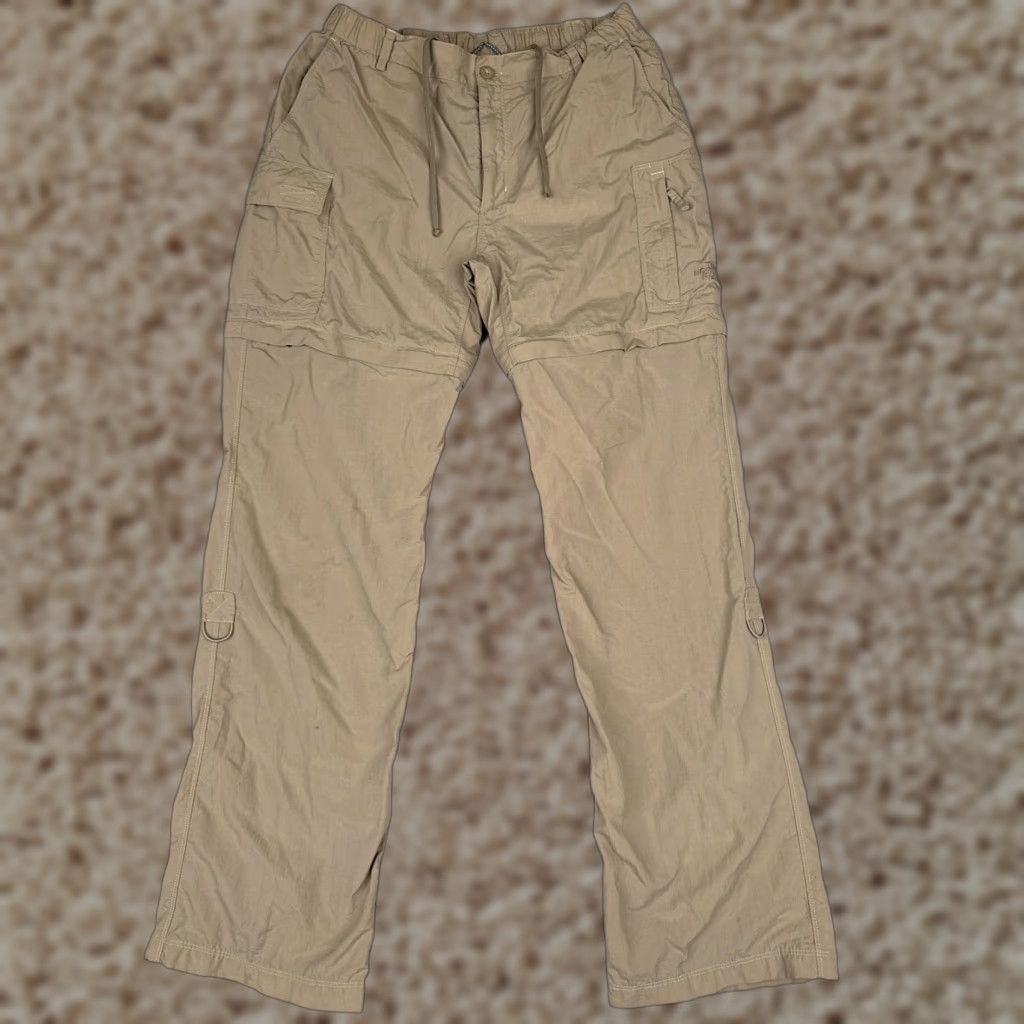 The North Face VINTAGE The North Face Pants Womens Medium Beige Hiking Nylon Elastic Waist Trail Size 32" / US 10 / IT 46 - 1 Thumbnail