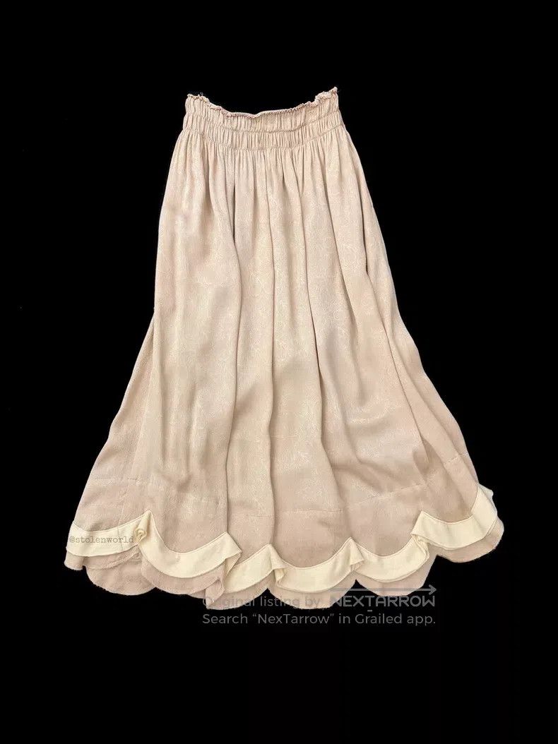 Comme des Garcons Comme Des Garcons size F Silk Petal Hem Skirt Size 23" - 1 Thumbnail