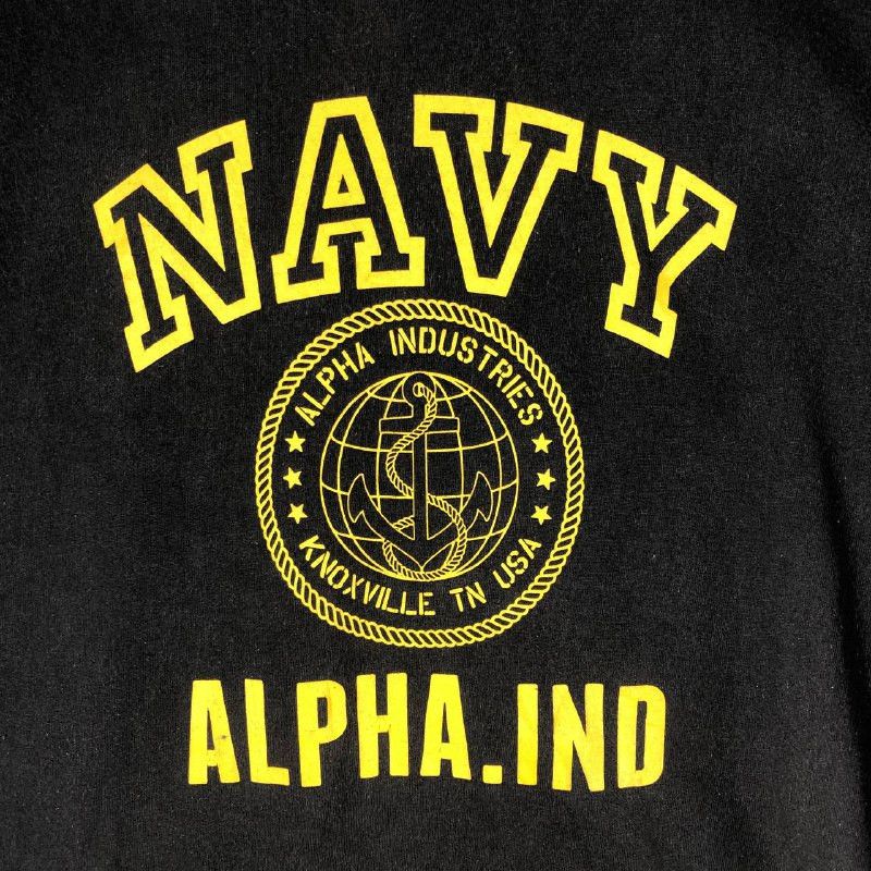 Alpha Industries Vintage Alpha Industries T-Shirt Big Logo Medium Size Size US M / EU 48-50 / 2 - 3 Thumbnail