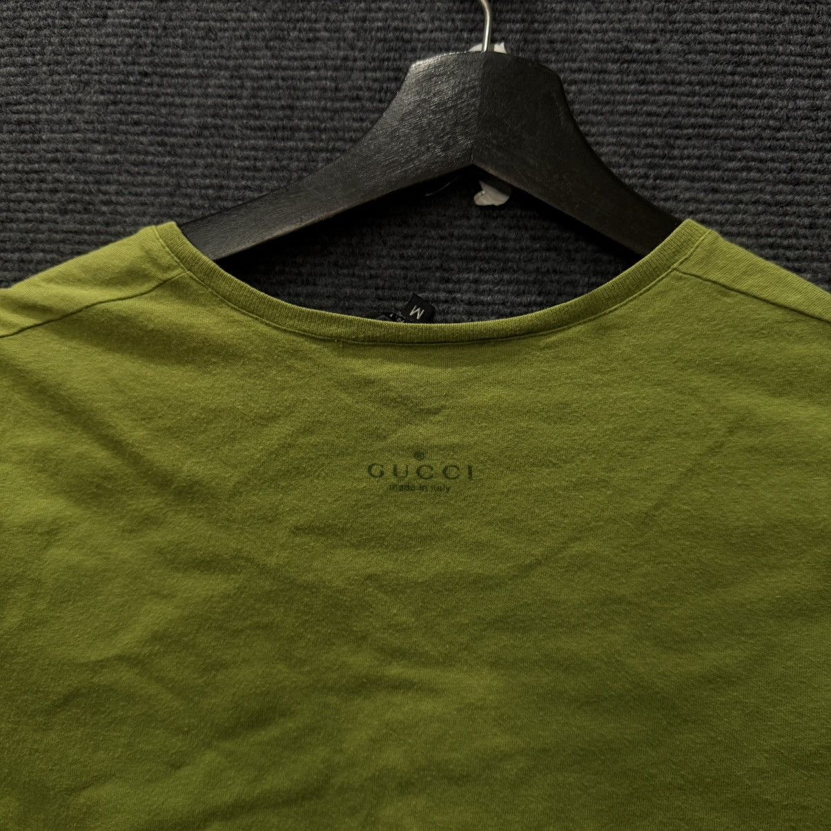 Gucci Gucci Green V-Neck T-Shirt Size M / US 6-8 / IT 42-44 - 6 Thumbnail