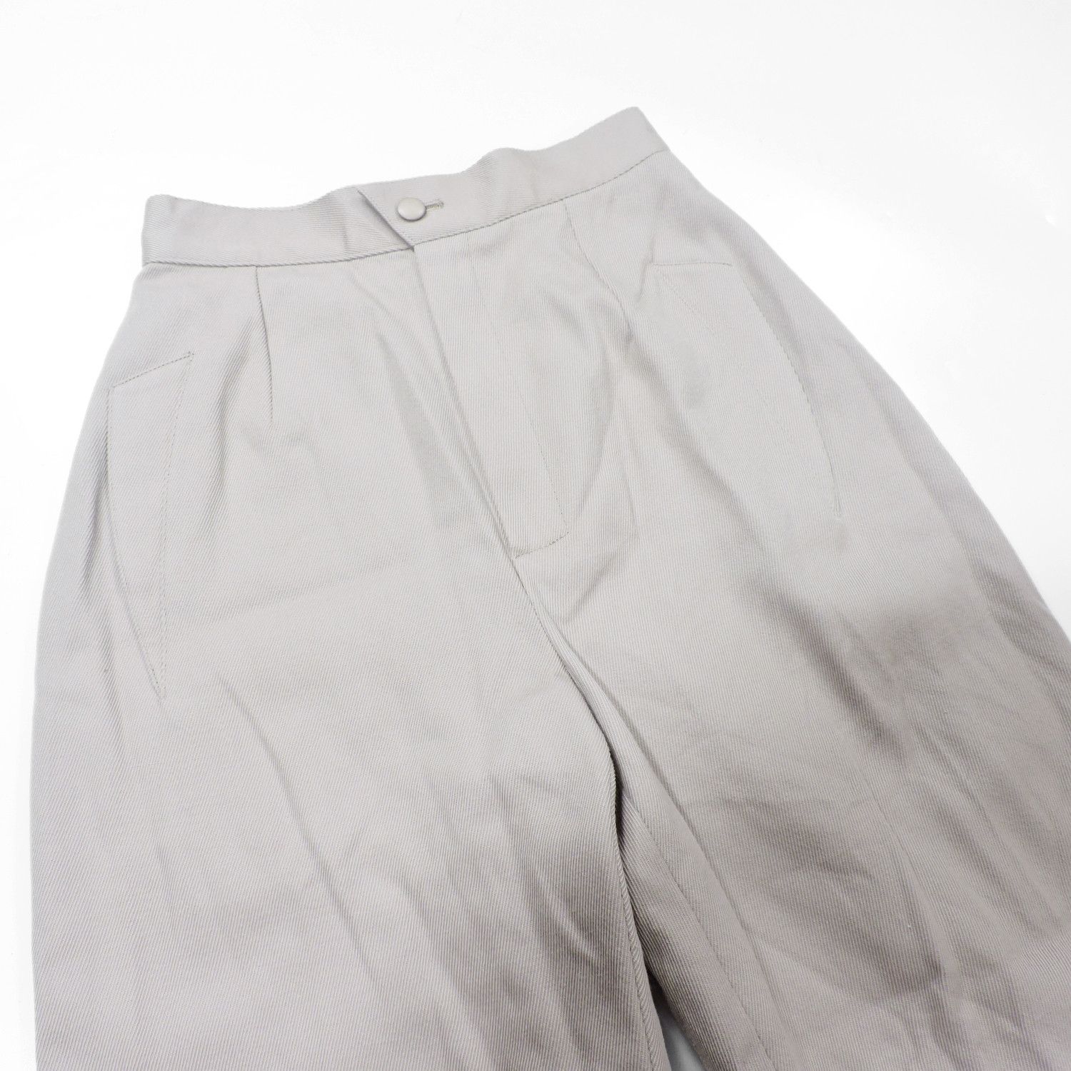Thierry Mugler THIERRY MUGLER HIGH WAISTED CASUAL WOOL TROUSERS Size 28" / US 6 / IT 42 - 7 Thumbnail