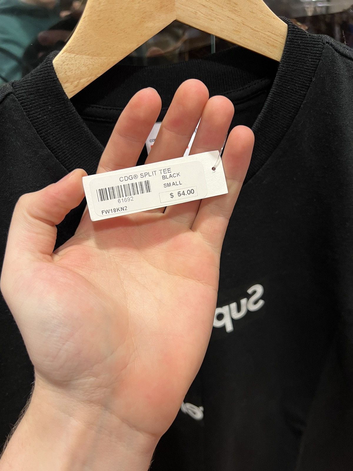 Supreme Cdg Supreme Box Logo Wash Tag Supreme Comme Des Garçons